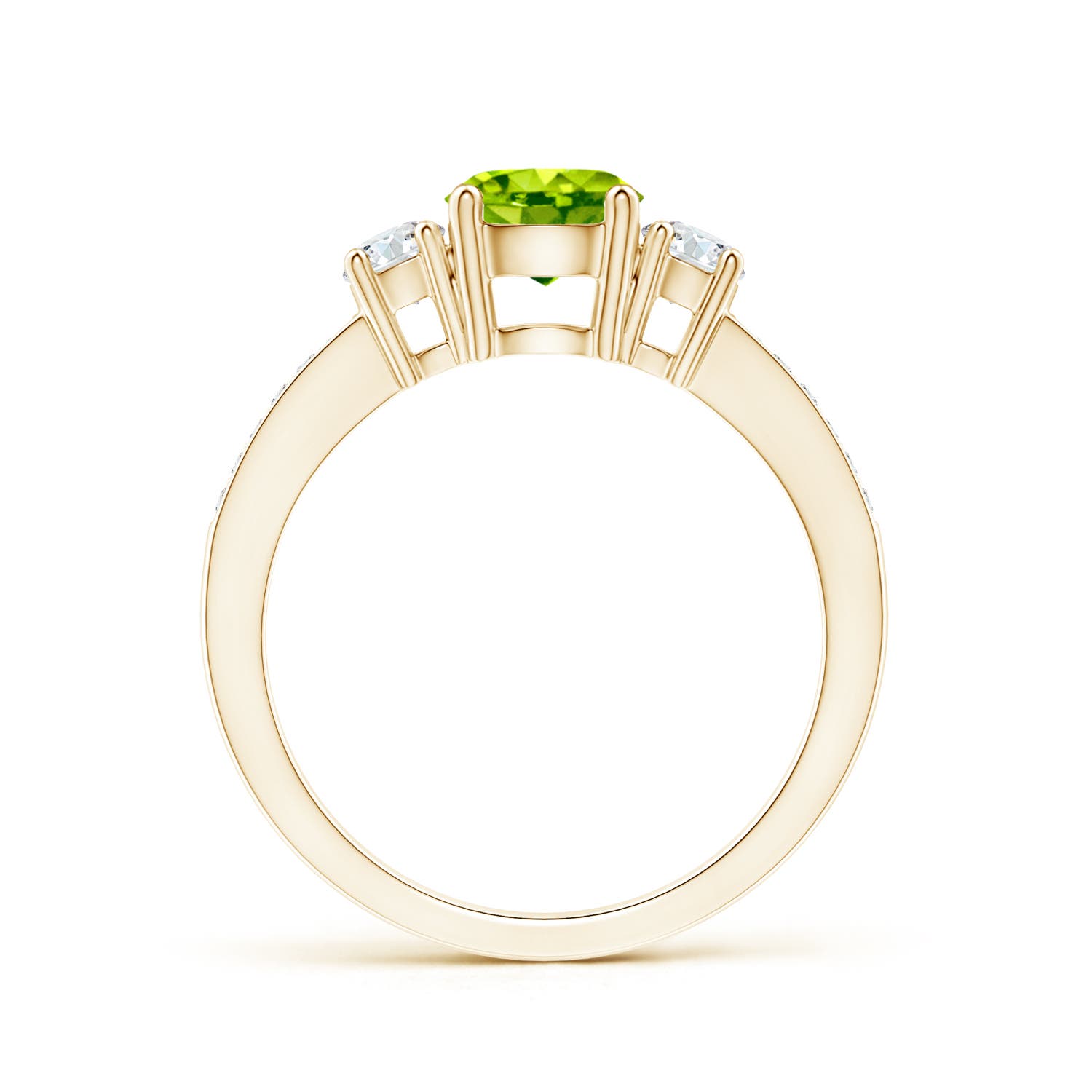 AAA - Peridot / 1.26 CT / 14 KT Yellow Gold