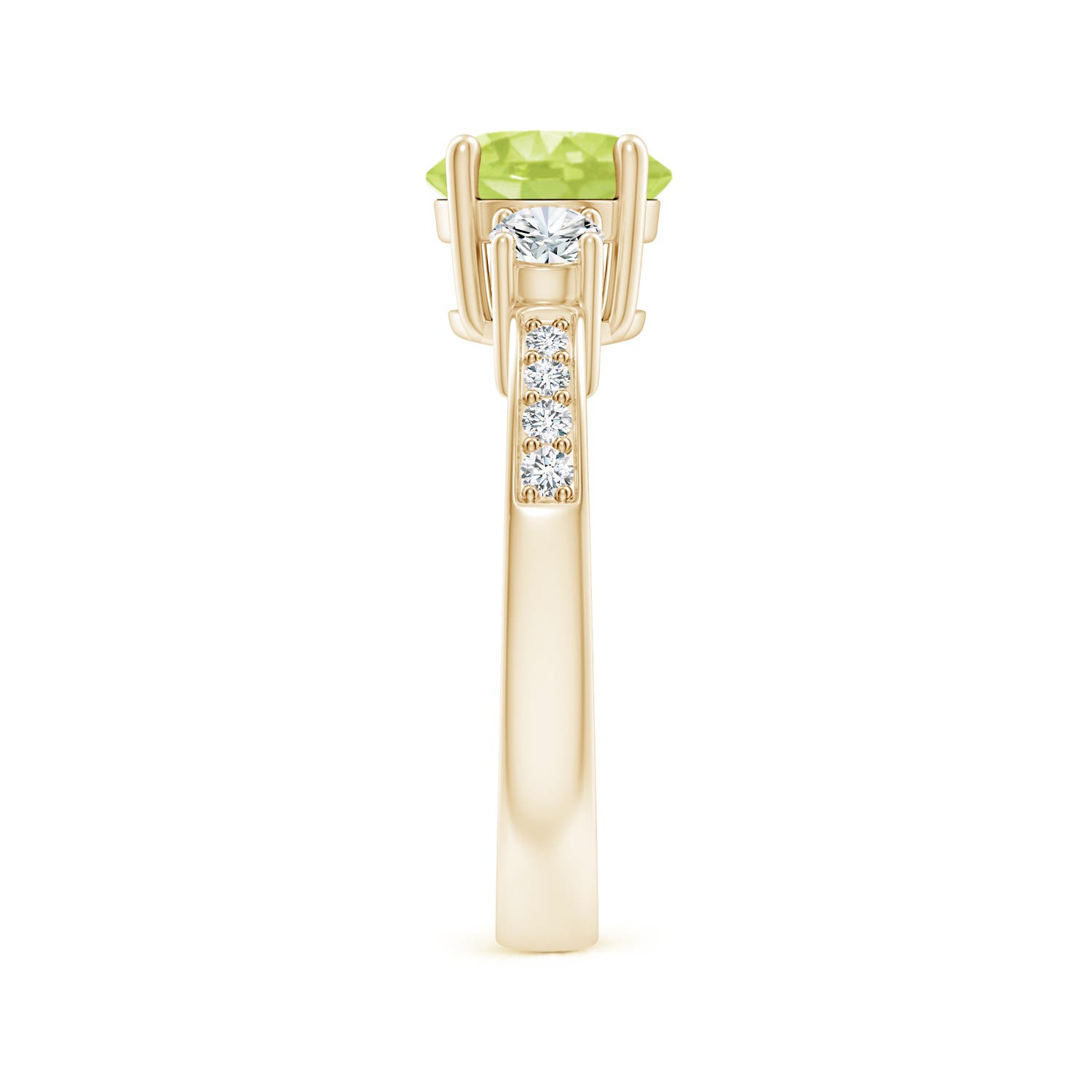 A - Peridot / 1.84 CT / 14 KT Yellow Gold