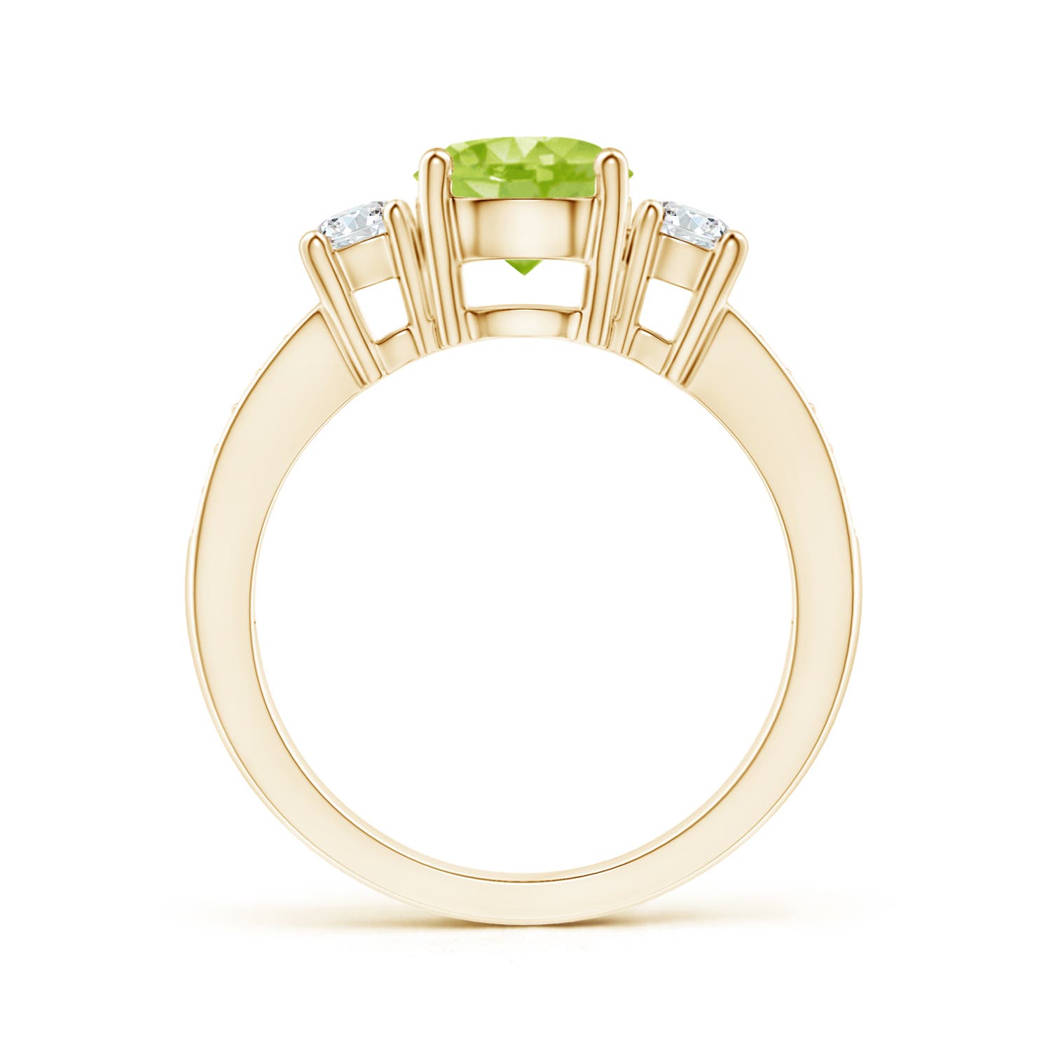 AA - Peridot / 1.84 CT / 14 KT Yellow Gold