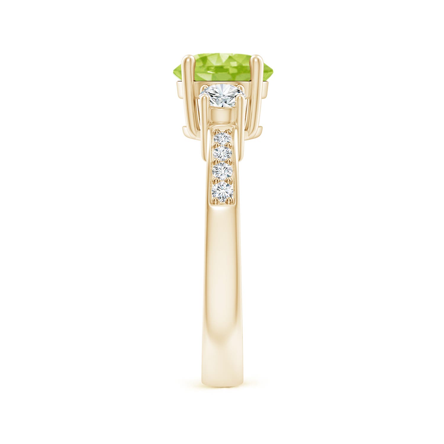 AA - Peridot / 1.84 CT / 14 KT Yellow Gold