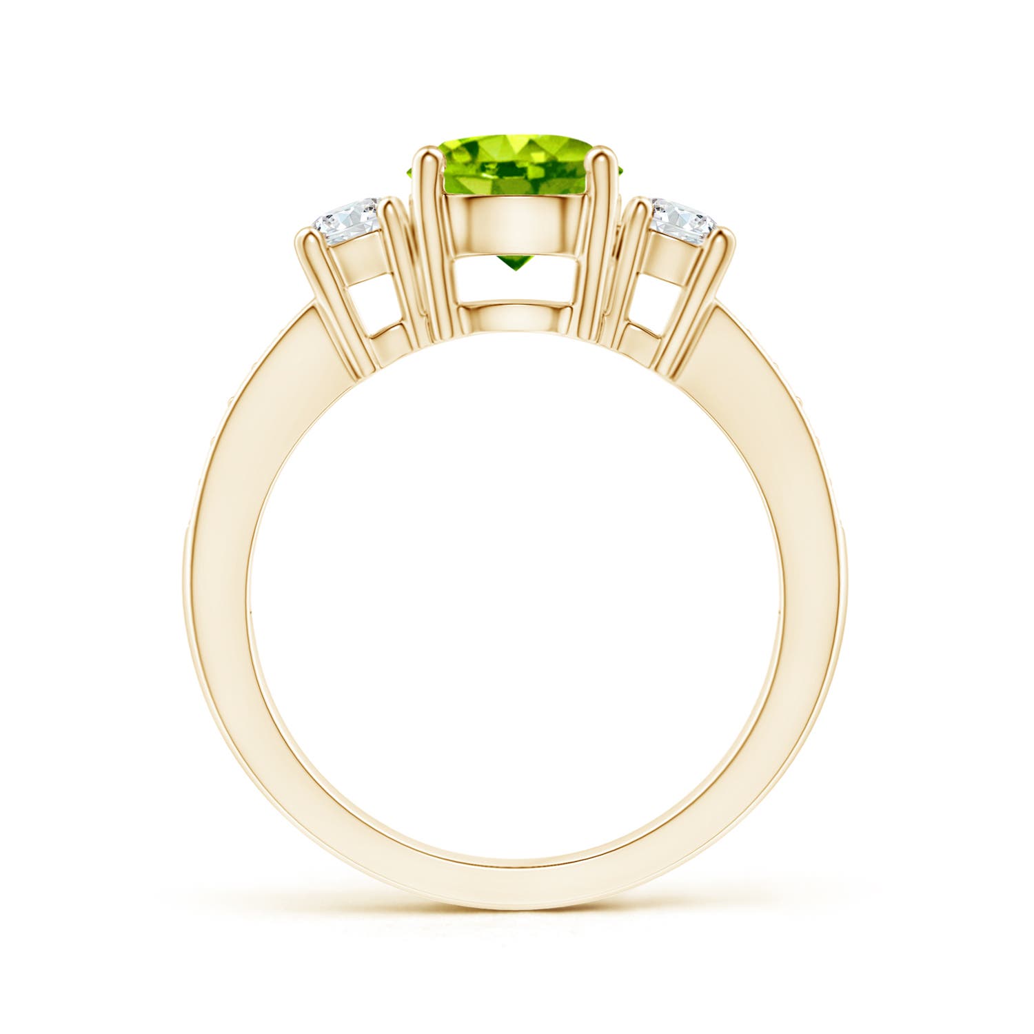 AAA - Peridot / 1.84 CT / 14 KT Yellow Gold