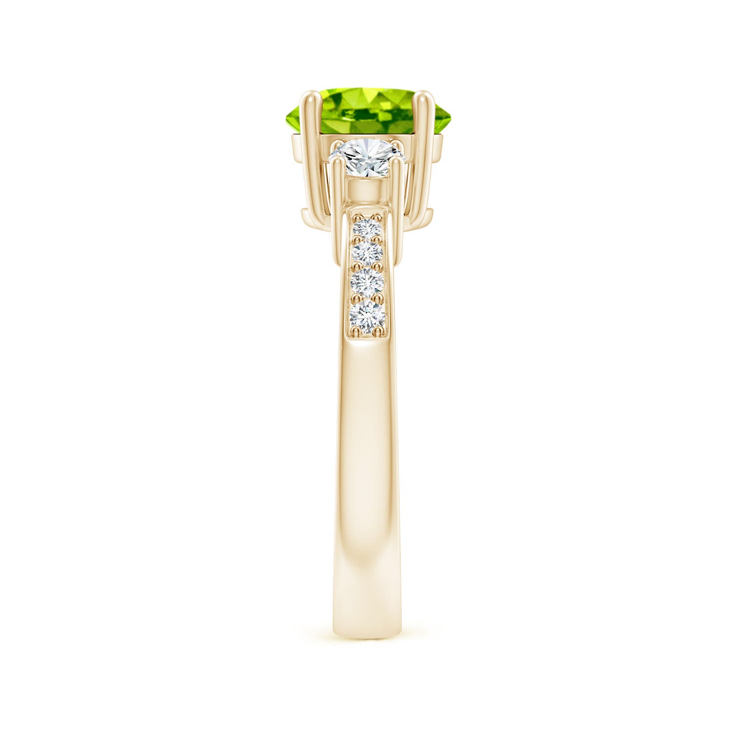 AAA - Peridot / 1.84 CT / 14 KT Yellow Gold