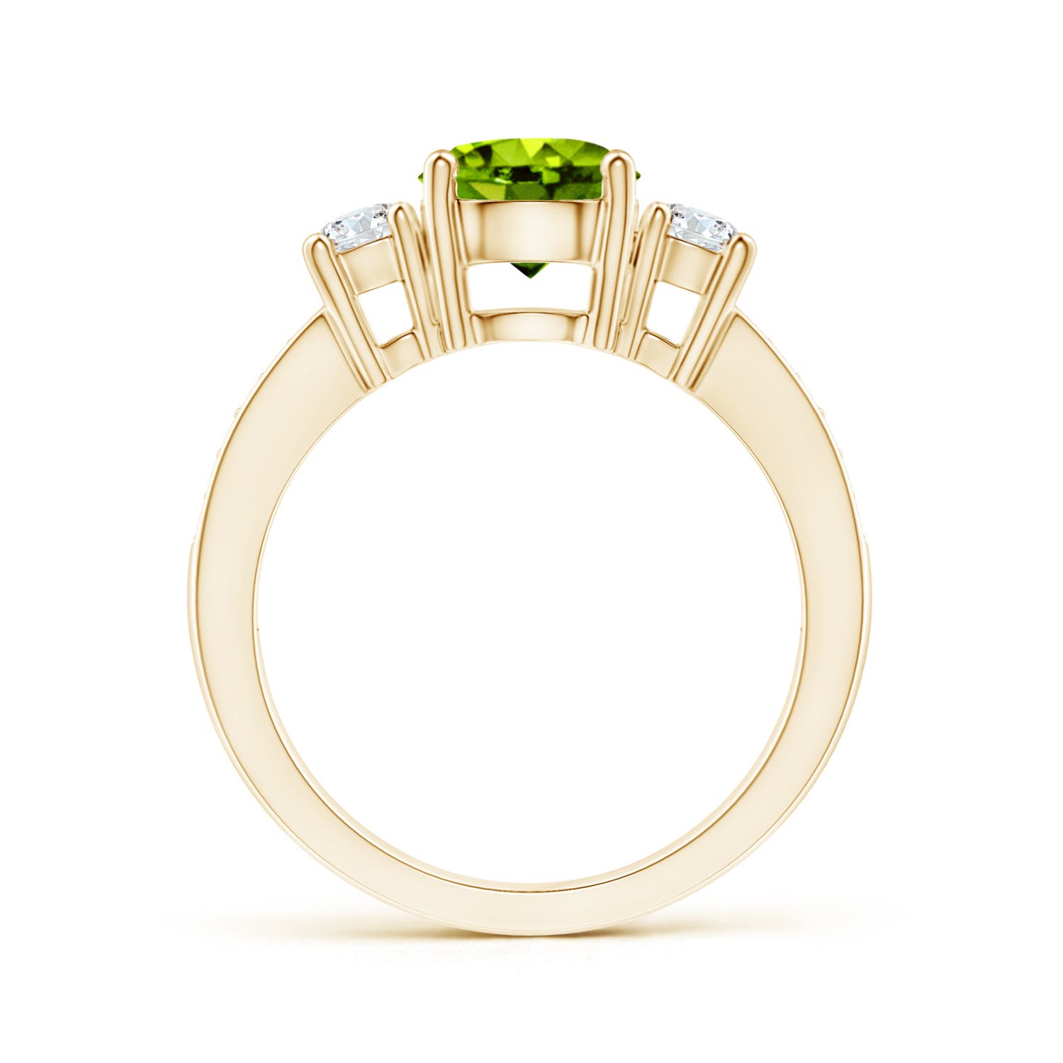 AAAA - Peridot / 1.84 CT / 14 KT Yellow Gold