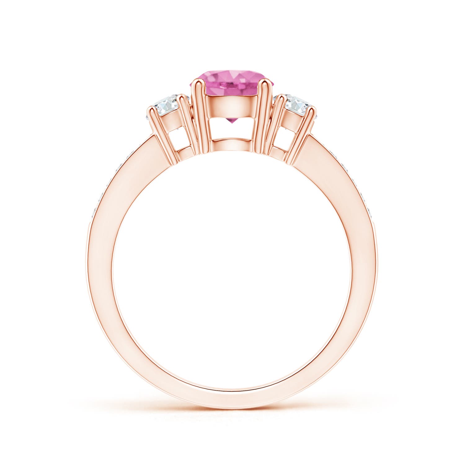 AA - Pink Sapphire / 1.31 CT / 14 KT Rose Gold