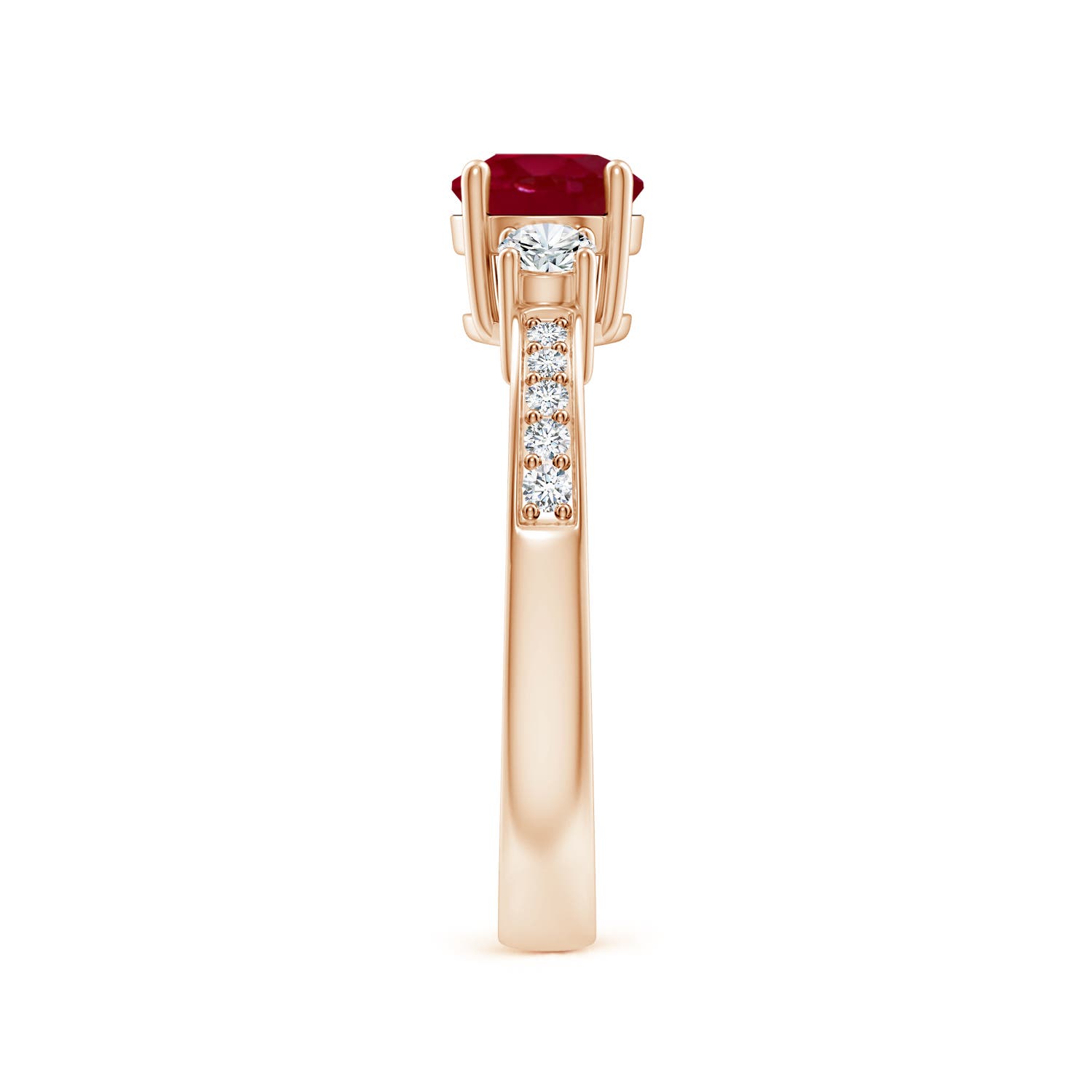 AA - Ruby / 1.31 CT / 14 KT Rose Gold