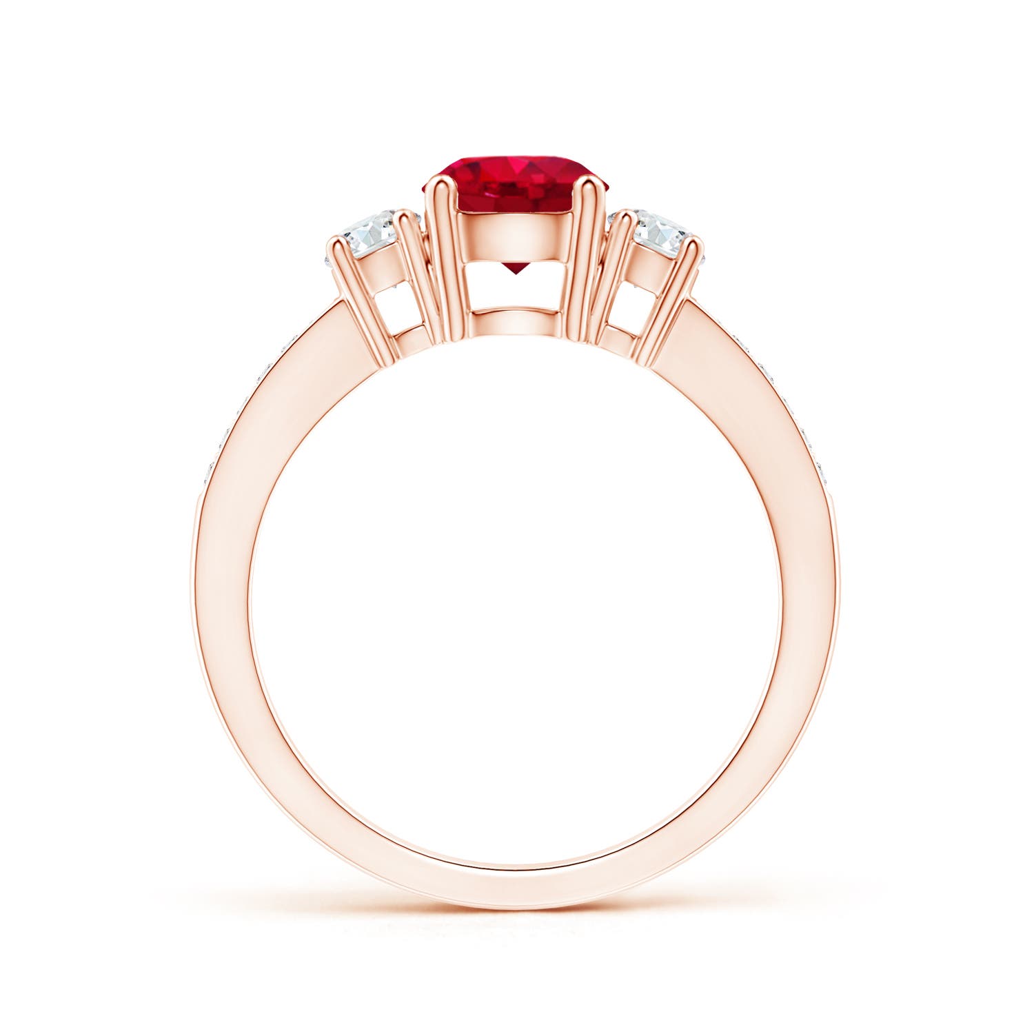 AAA - Ruby / 1.31 CT / 14 KT Rose Gold