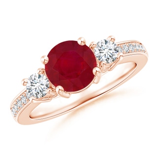 Round AA Ruby
