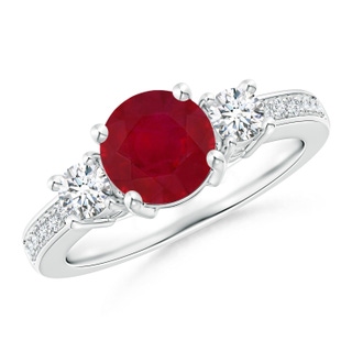 Round AA Ruby