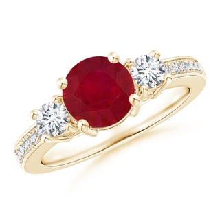 Round AA Ruby