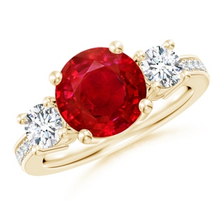 Round AAA Ruby
