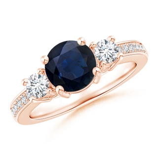 Round A Blue Sapphire