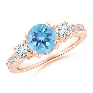 Round A Swiss Blue Topaz