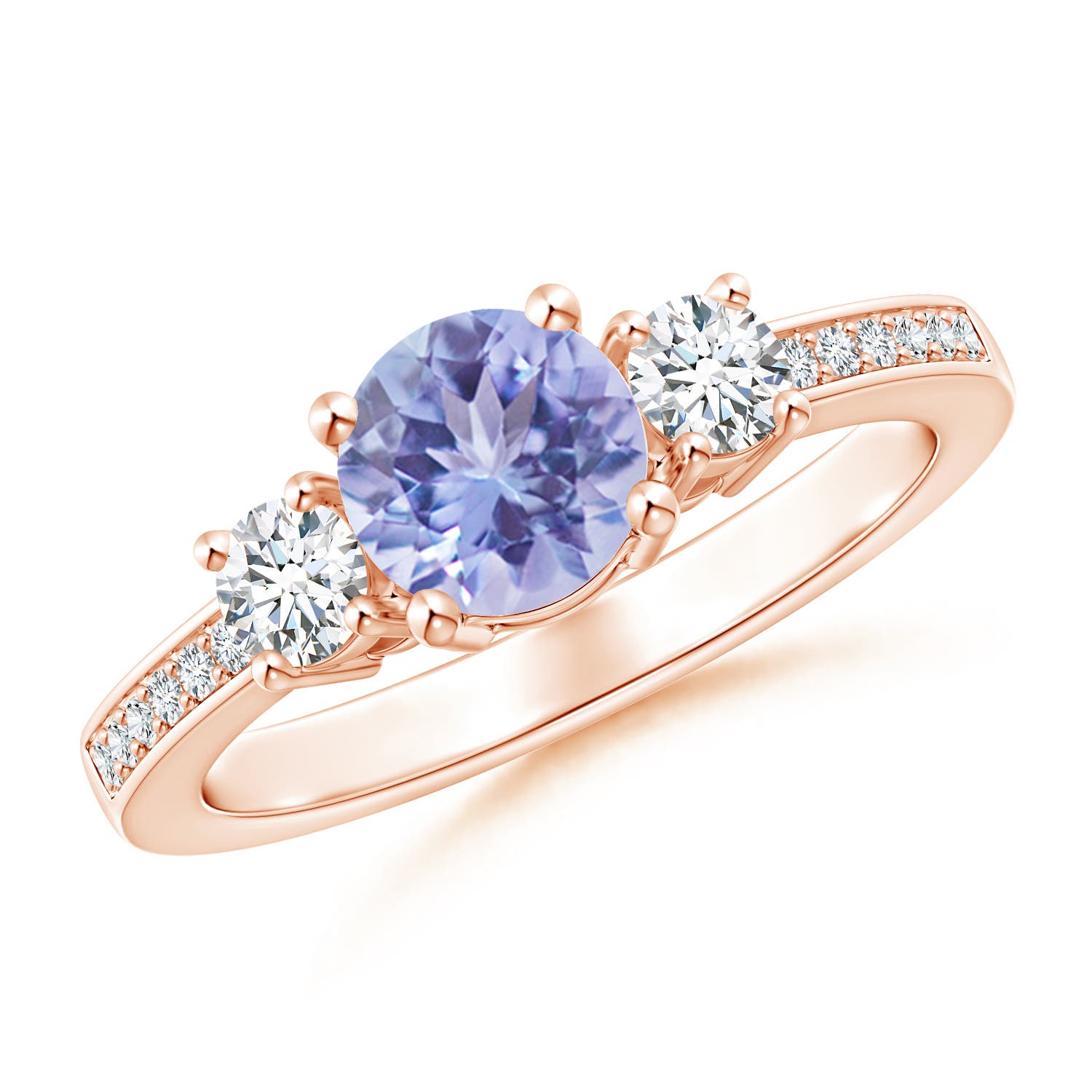 A - Tanzanite / 1.21 CT / 14 KT Rose Gold