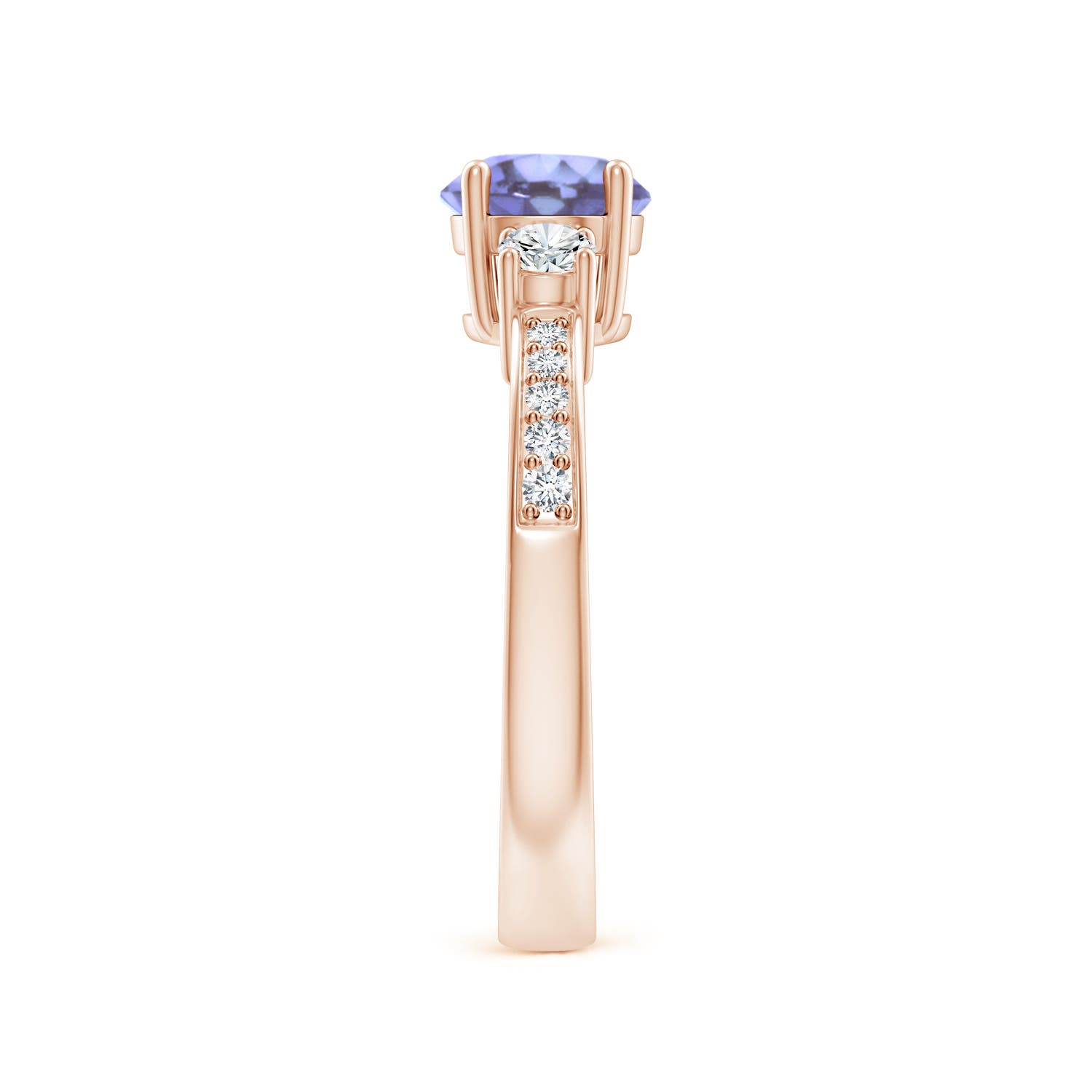 A - Tanzanite / 1.21 CT / 14 KT Rose Gold