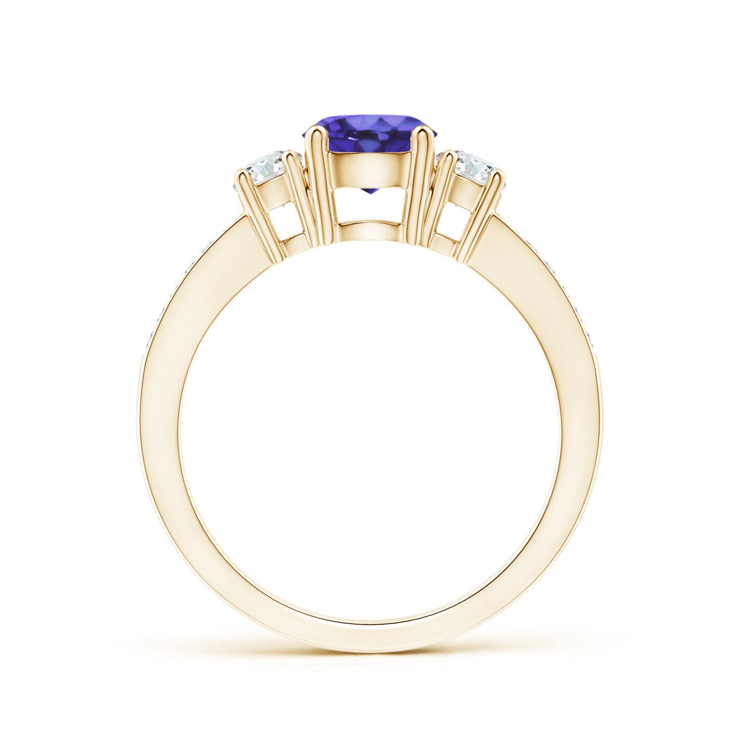 AA - Tanzanite / 1.21 CT / 14 KT Yellow Gold