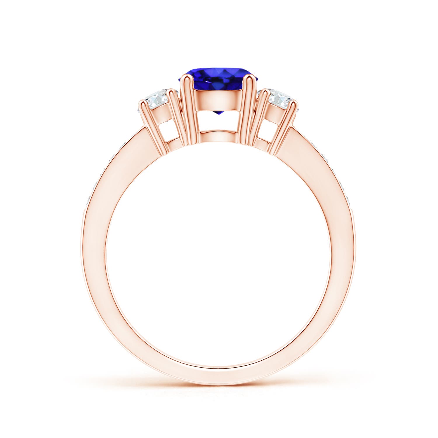 AAA - Tanzanite / 1.21 CT / 14 KT Rose Gold