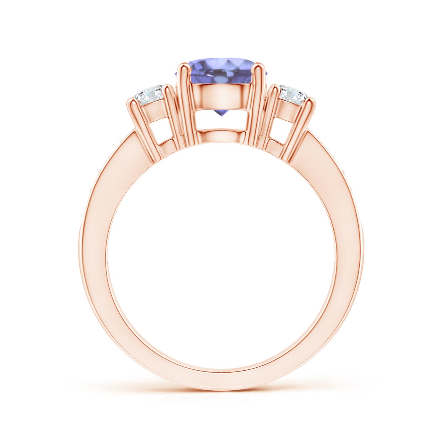 A - Tanzanite / 1.89 CT / 14 KT Rose Gold