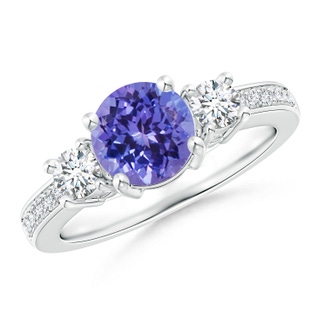 Round AA Tanzanite