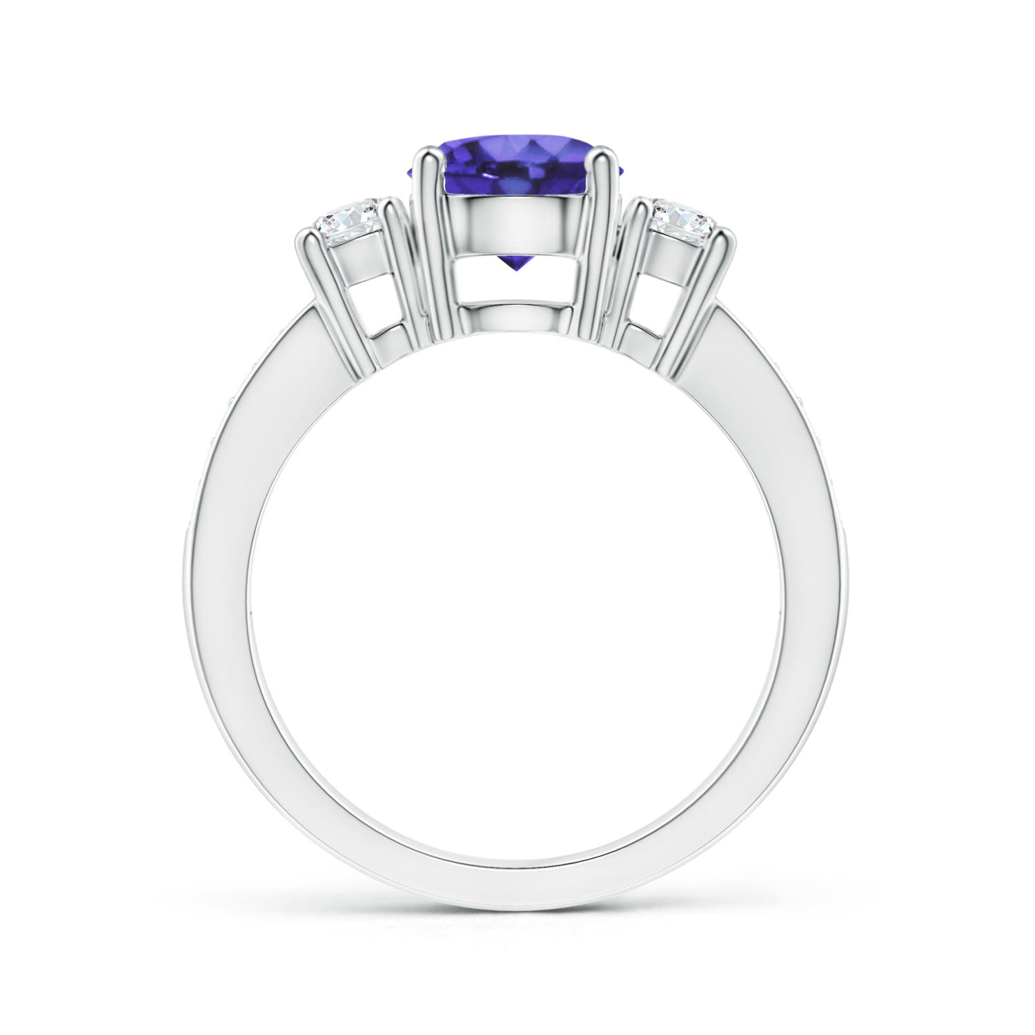 AA - Tanzanite / 1.89 CT / 14 KT White Gold