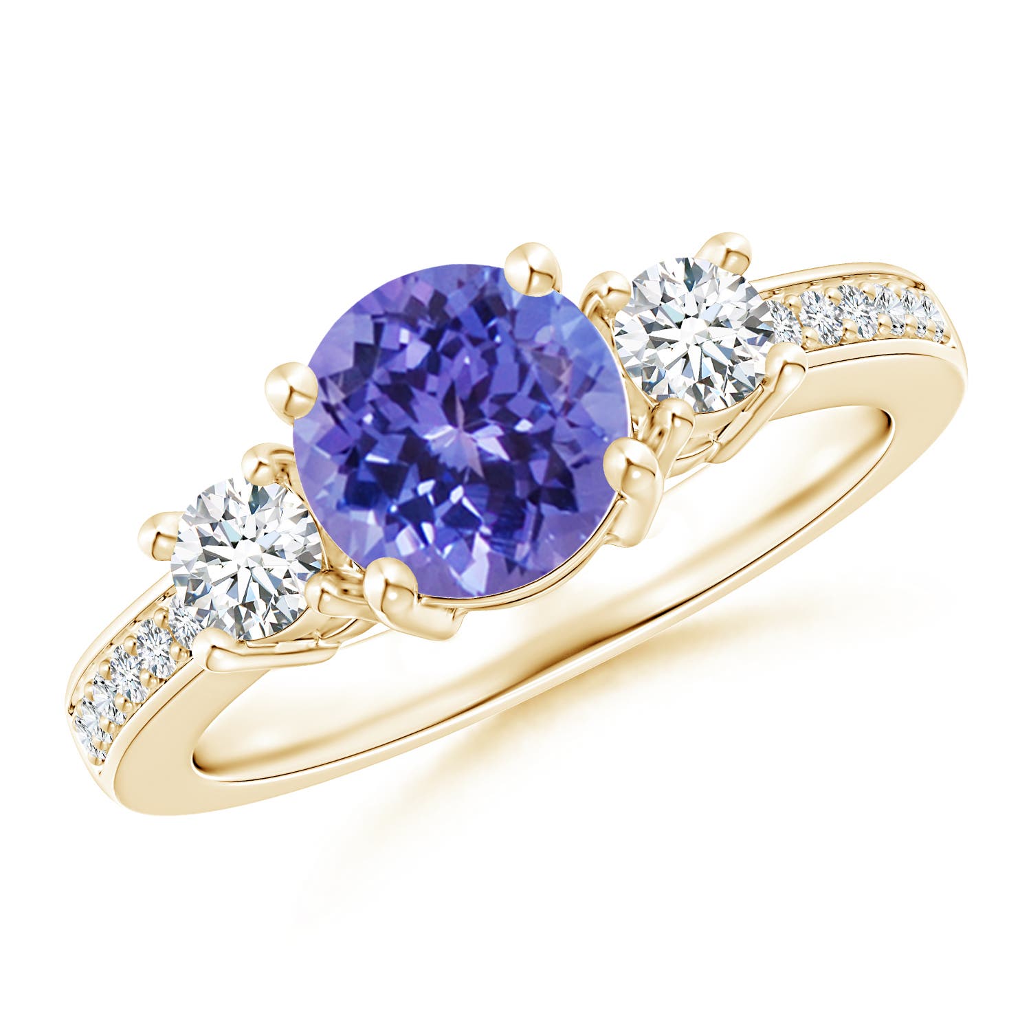 AA - Tanzanite / 1.89 CT / 14 KT Yellow Gold