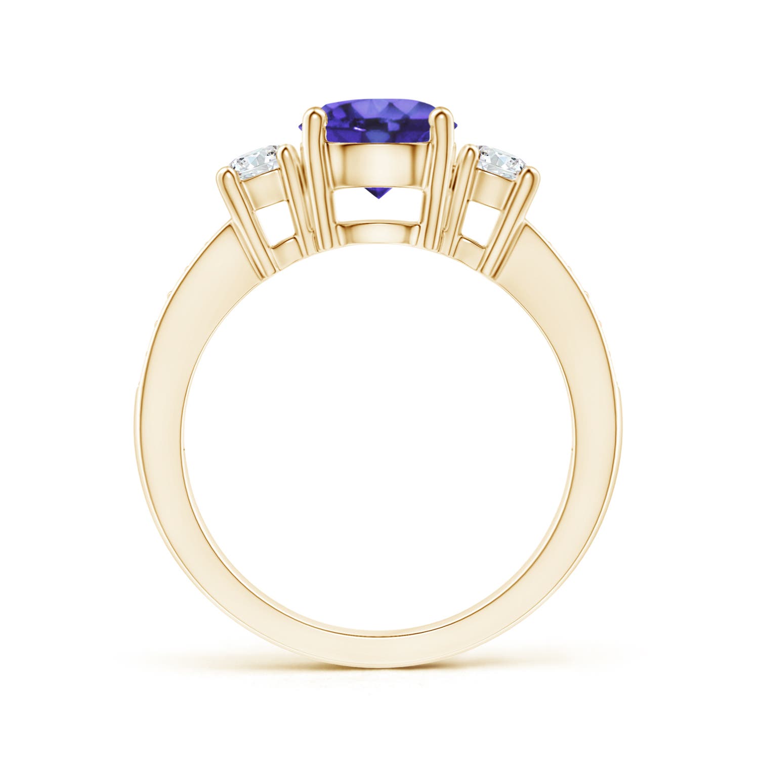 AA - Tanzanite / 1.89 CT / 14 KT Yellow Gold