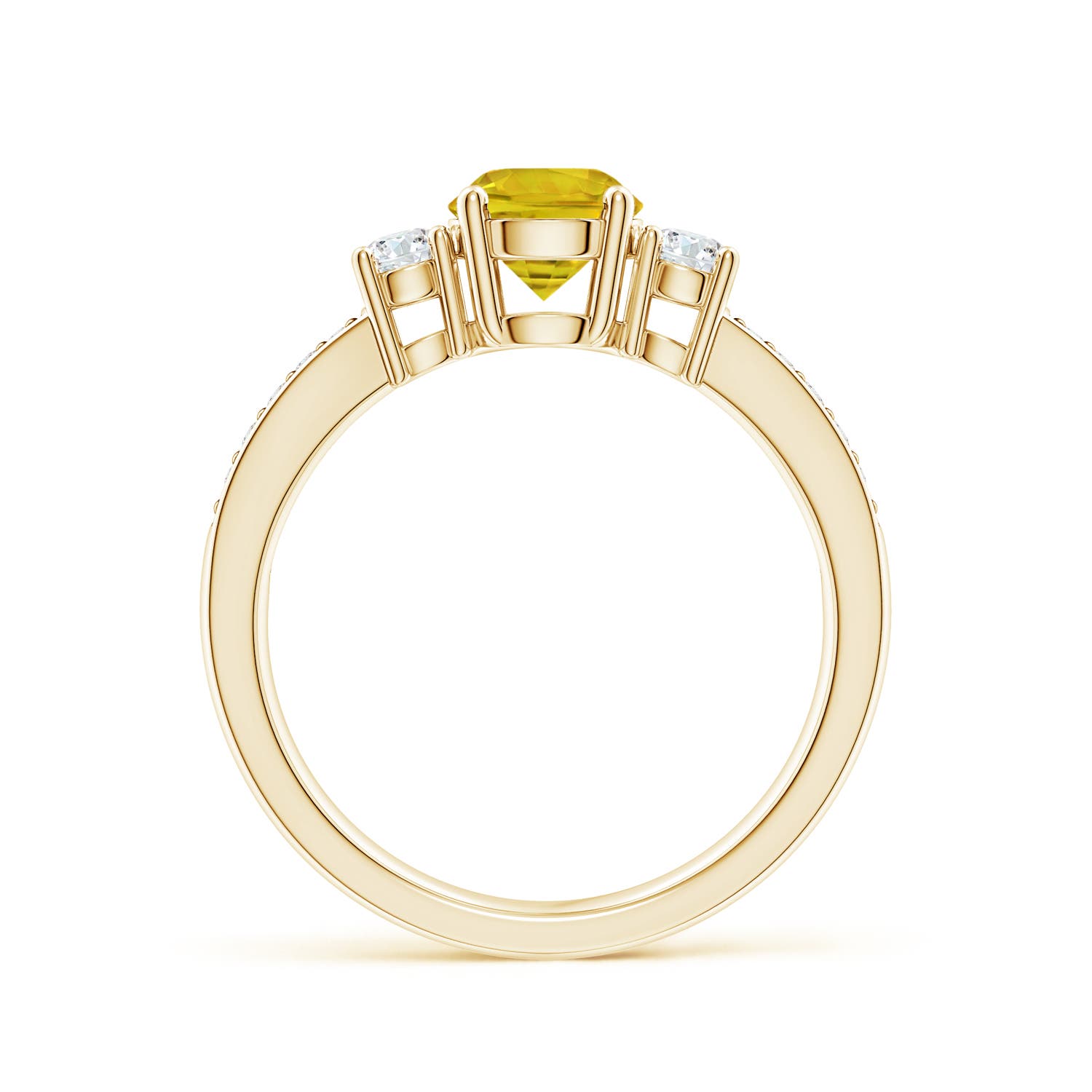 AAAA - Yellow Sapphire / 1.31 CT / 14 KT Yellow Gold