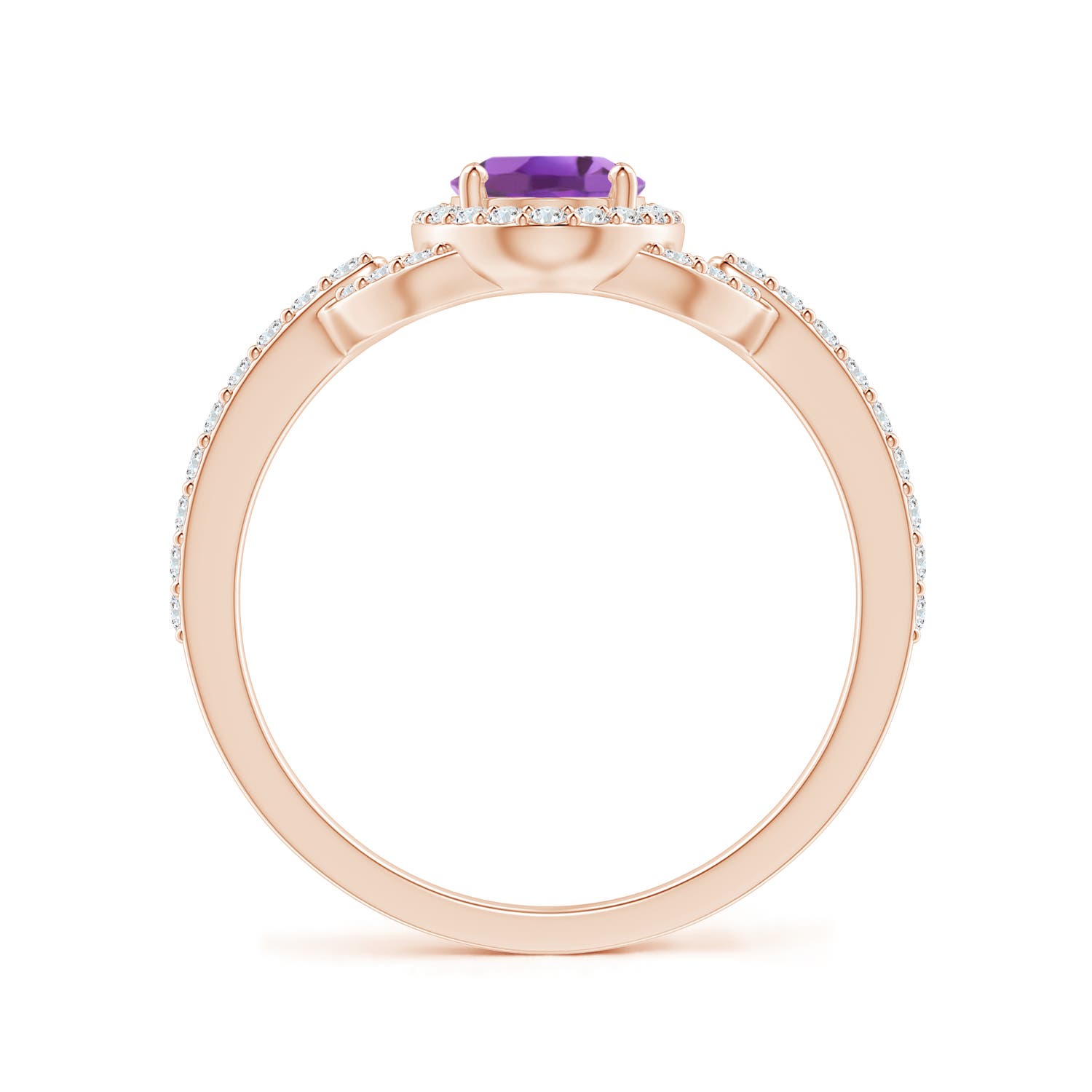 A - Amethyst / 1.04 CT / 14 KT Rose Gold