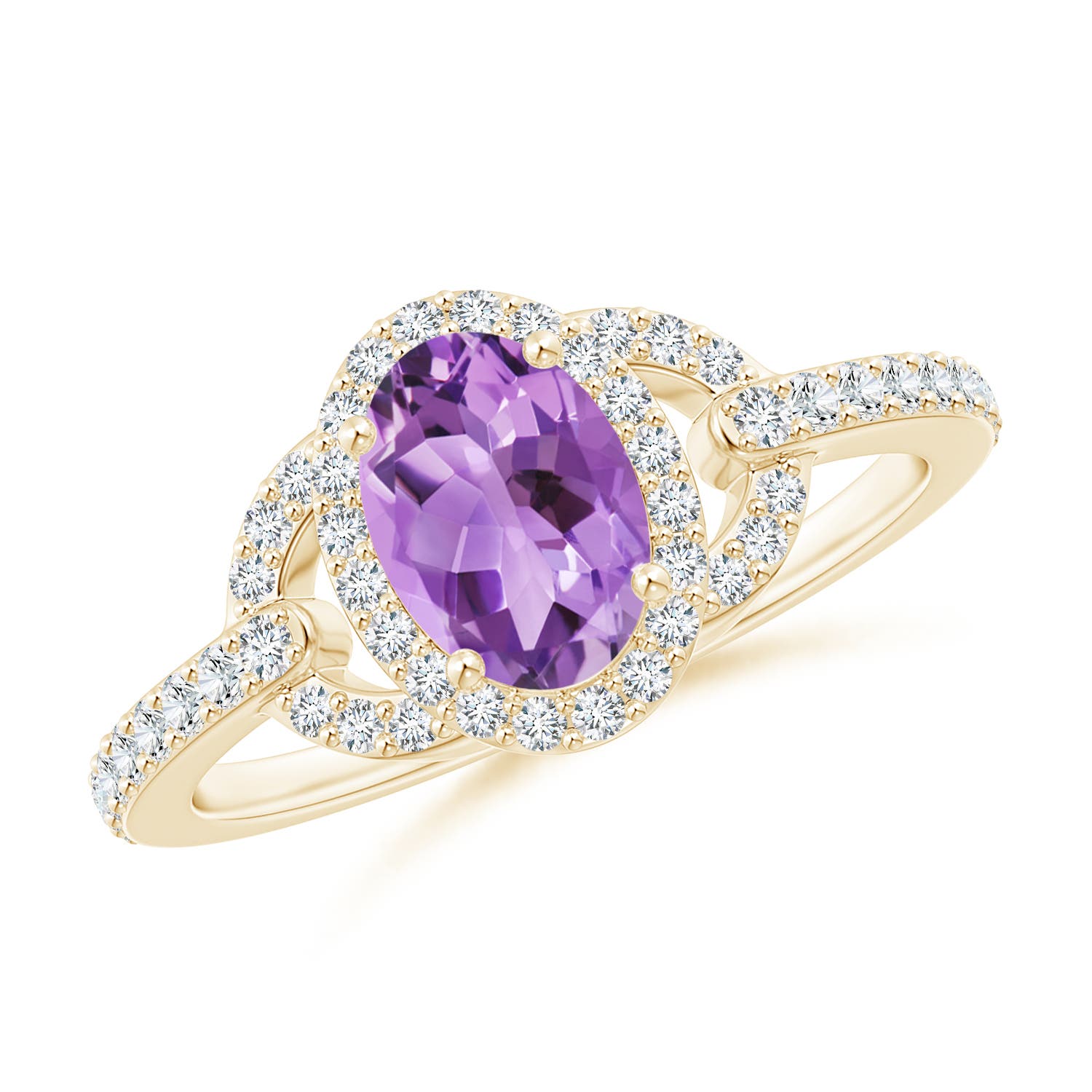 A - Amethyst / 1.04 CT / 14 KT Yellow Gold