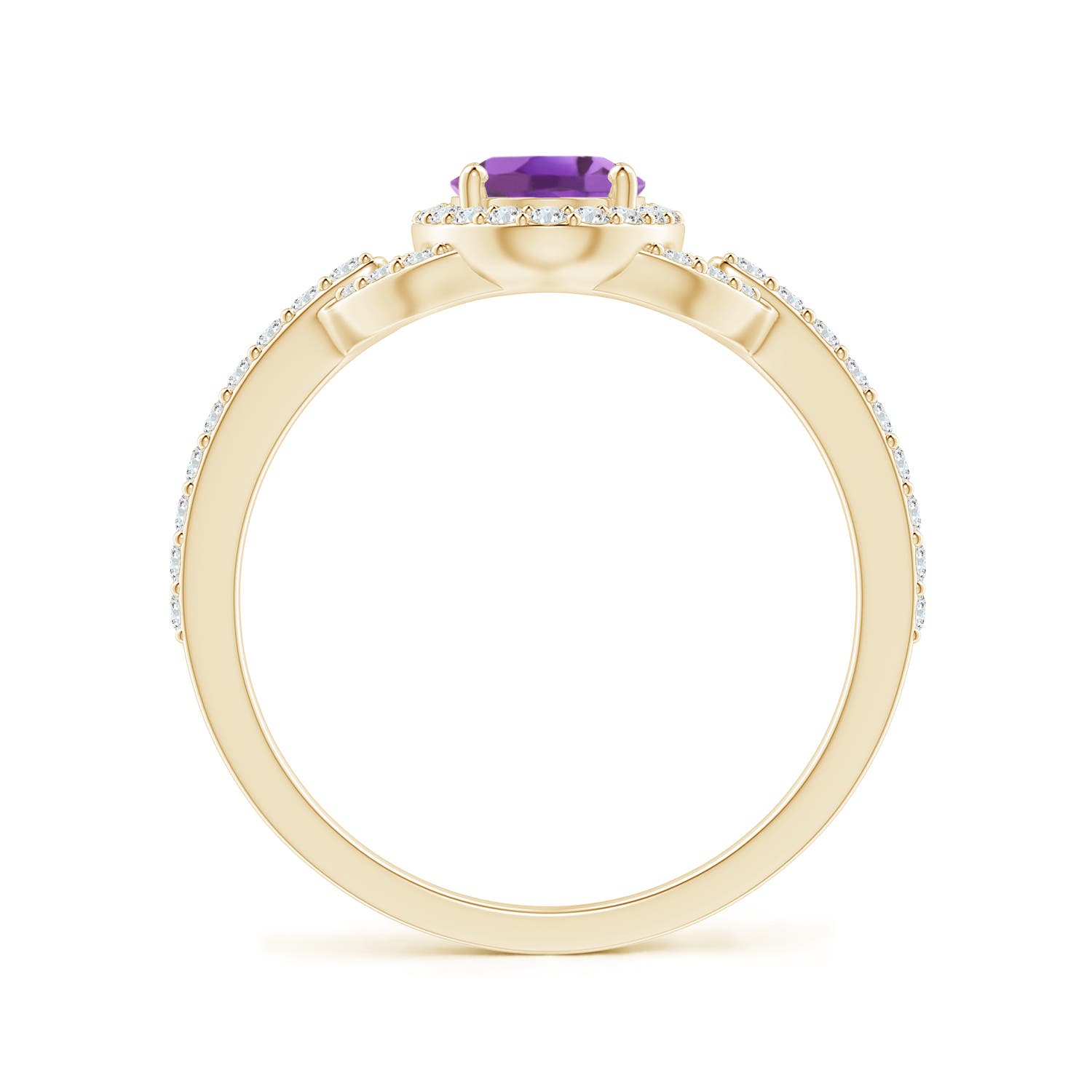 A - Amethyst / 1.04 CT / 14 KT Yellow Gold