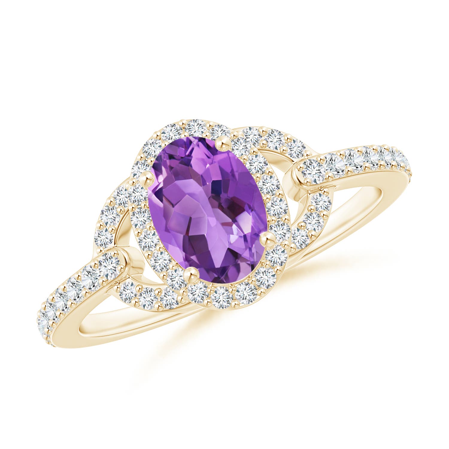 AA - Amethyst / 1.04 CT / 14 KT Yellow Gold