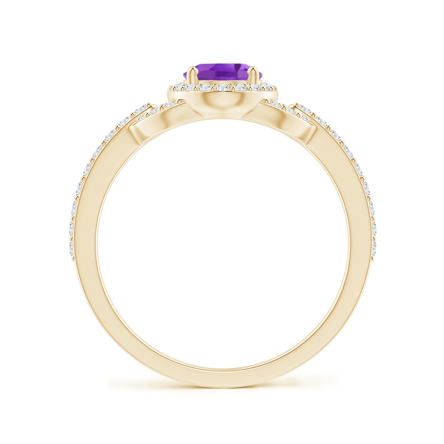 AA - Amethyst / 1.04 CT / 14 KT Yellow Gold