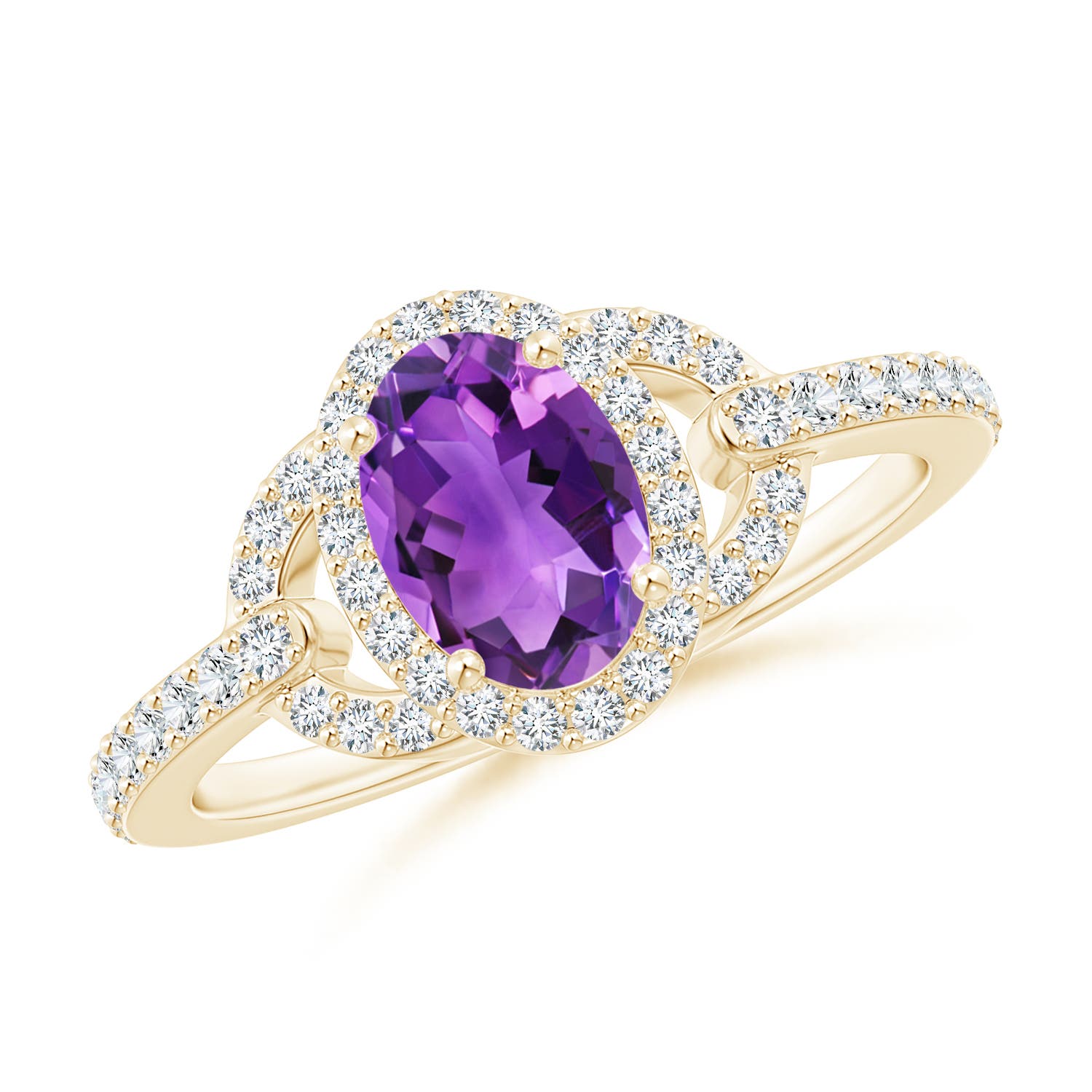 AAA - Amethyst / 1.04 CT / 14 KT Yellow Gold