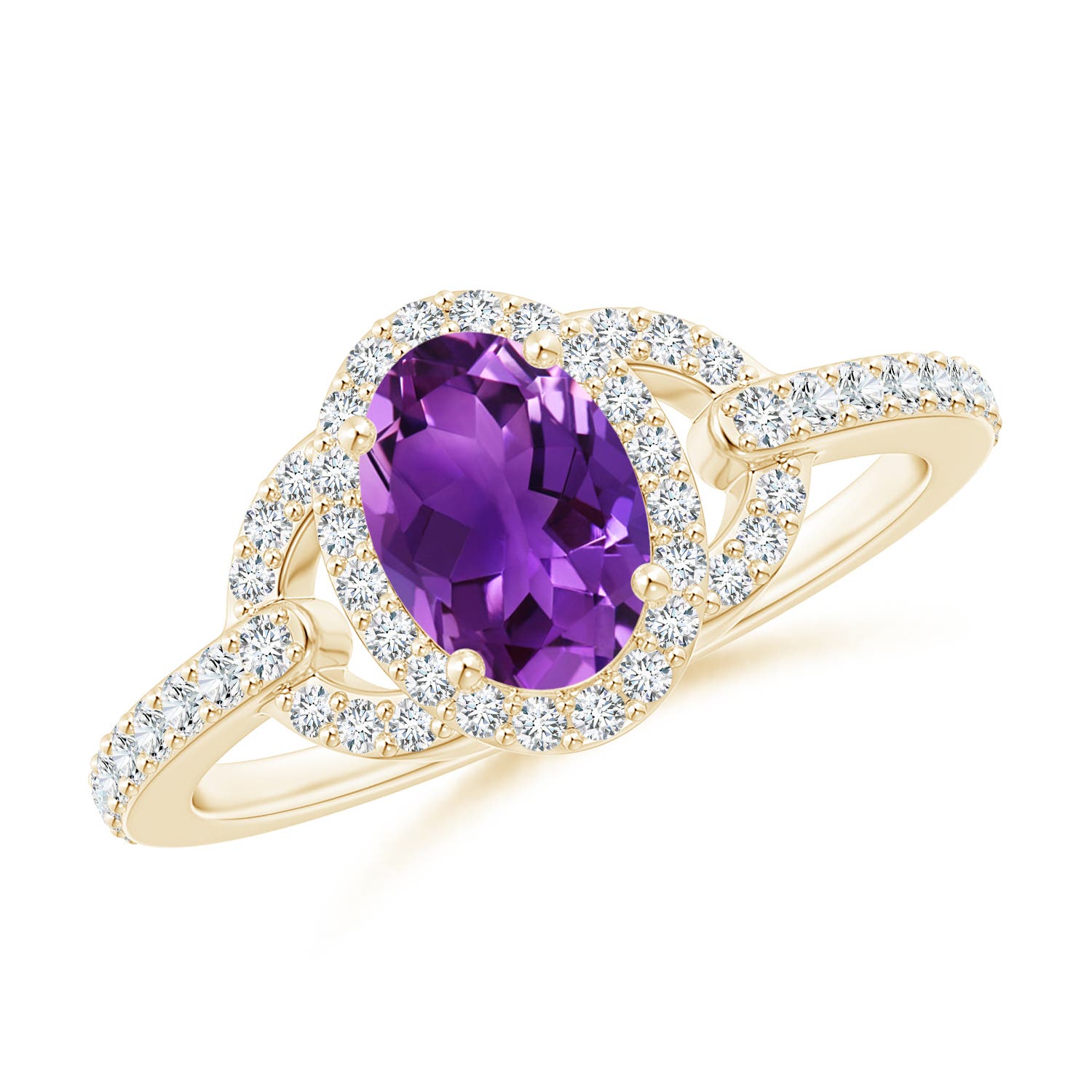 AAAA - Amethyst / 1.04 CT / 14 KT Yellow Gold