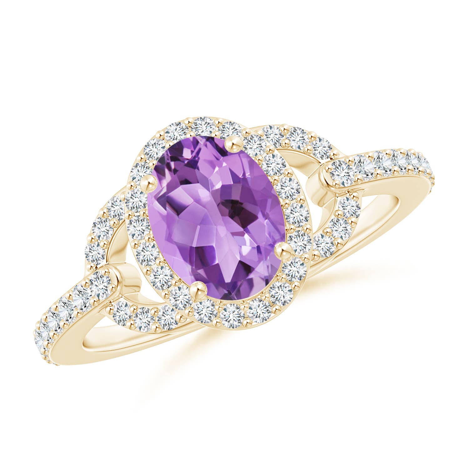 A - Amethyst / 1.52 CT / 14 KT Yellow Gold