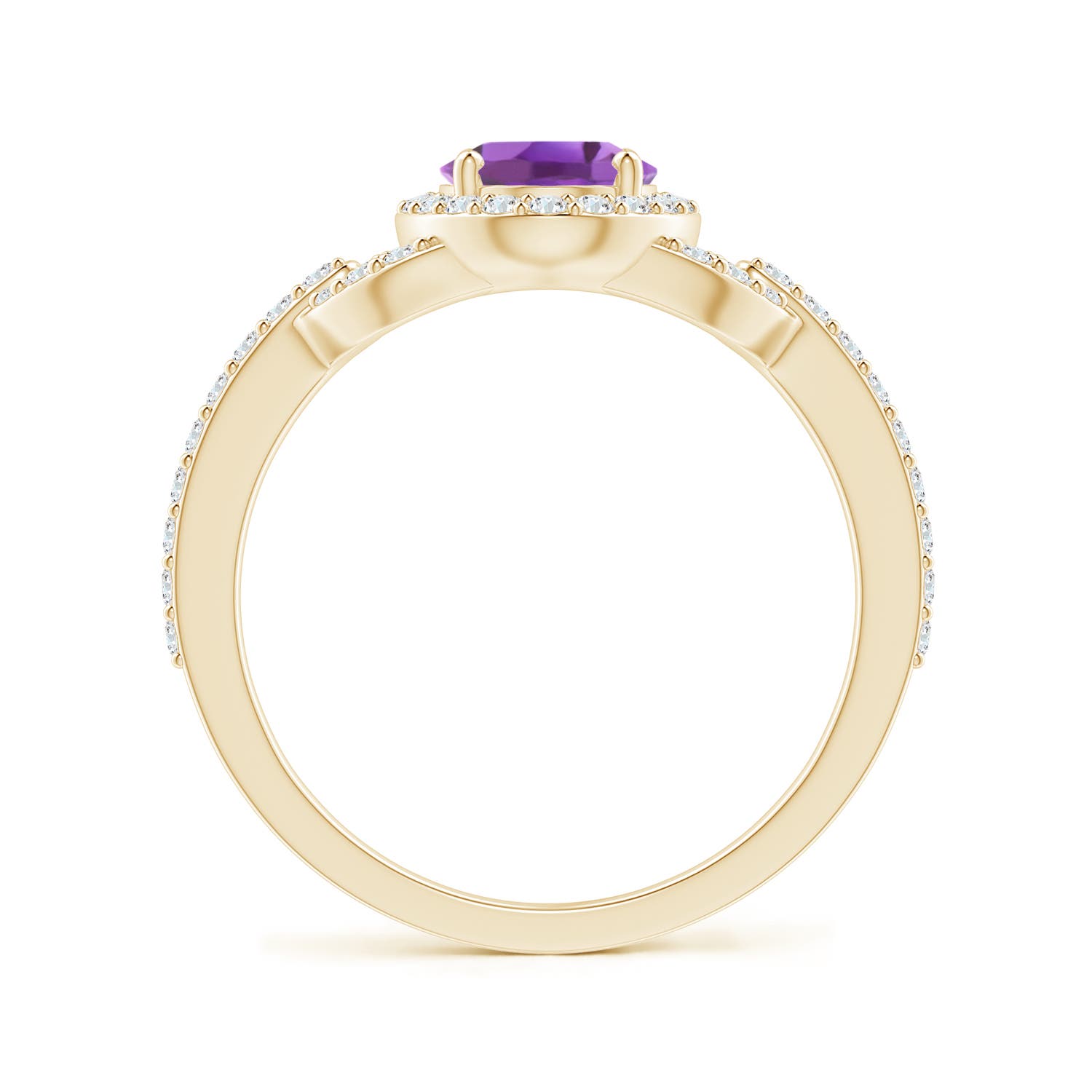 A - Amethyst / 1.52 CT / 14 KT Yellow Gold