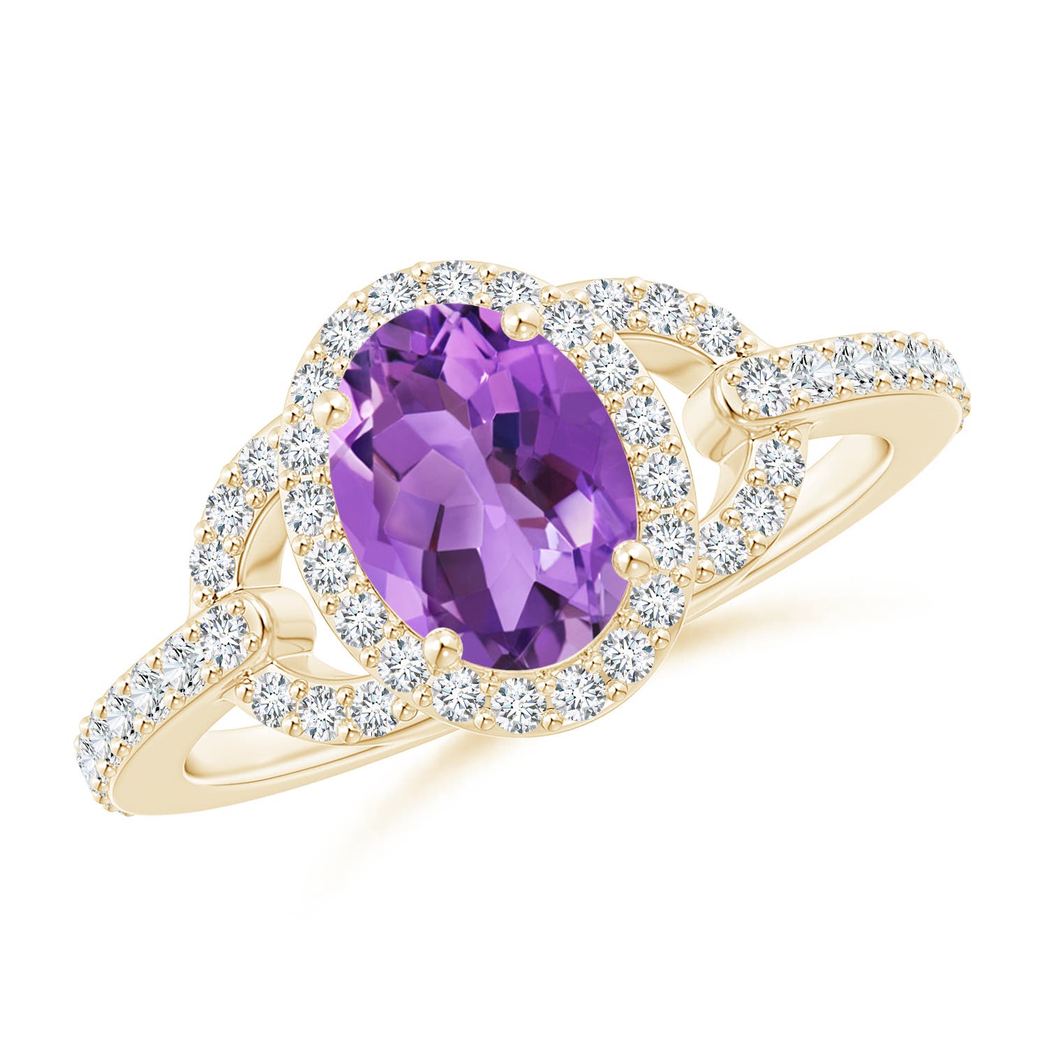 AA - Amethyst / 1.52 CT / 14 KT Yellow Gold