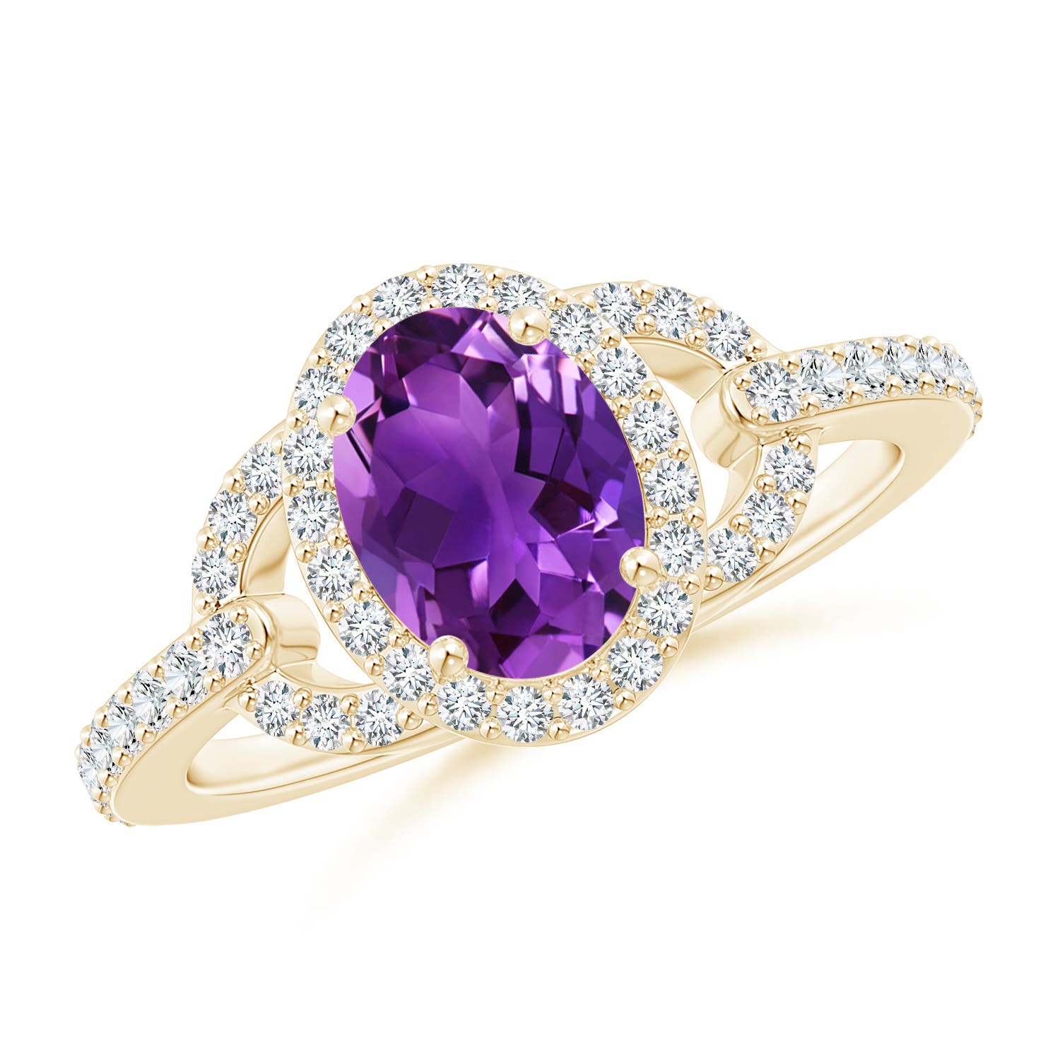 AAAA - Amethyst / 1.52 CT / 14 KT Yellow Gold