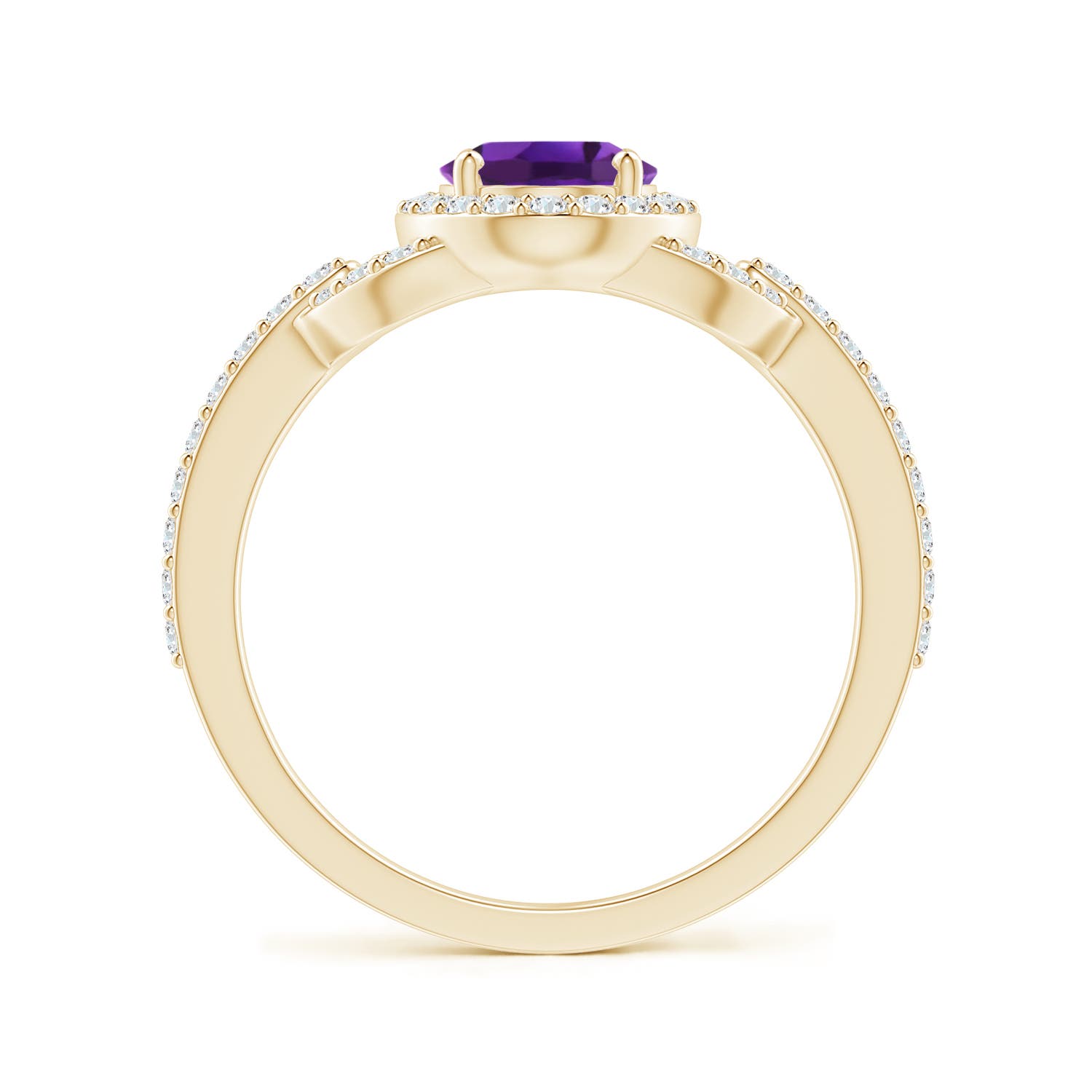 AAAA - Amethyst / 1.52 CT / 14 KT Yellow Gold