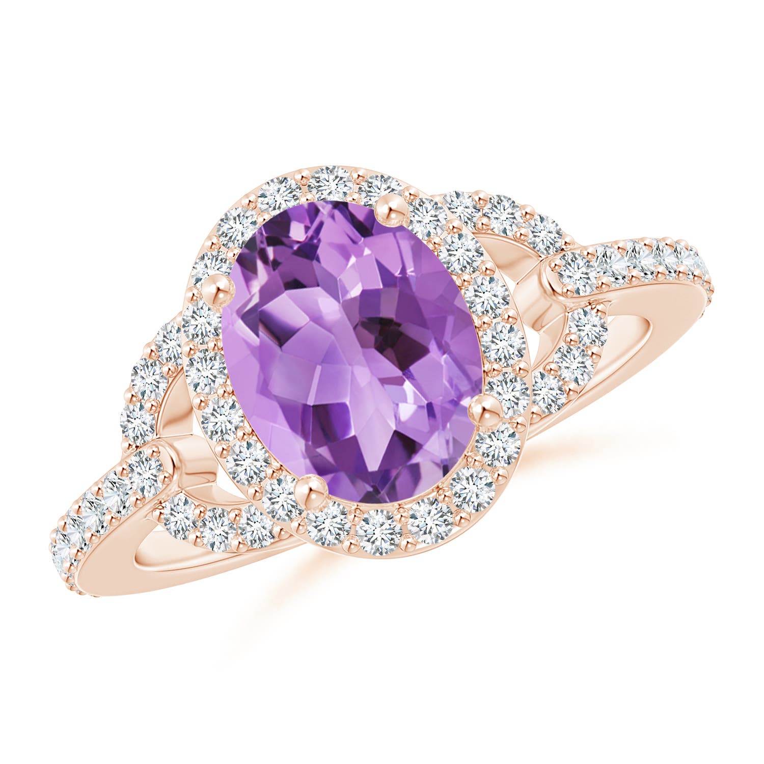 A - Amethyst / 2.09 CT / 14 KT Rose Gold