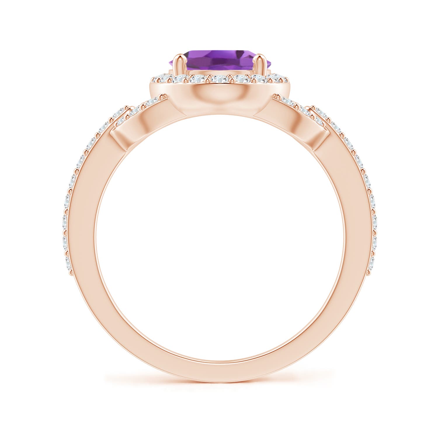 A - Amethyst / 2.09 CT / 14 KT Rose Gold