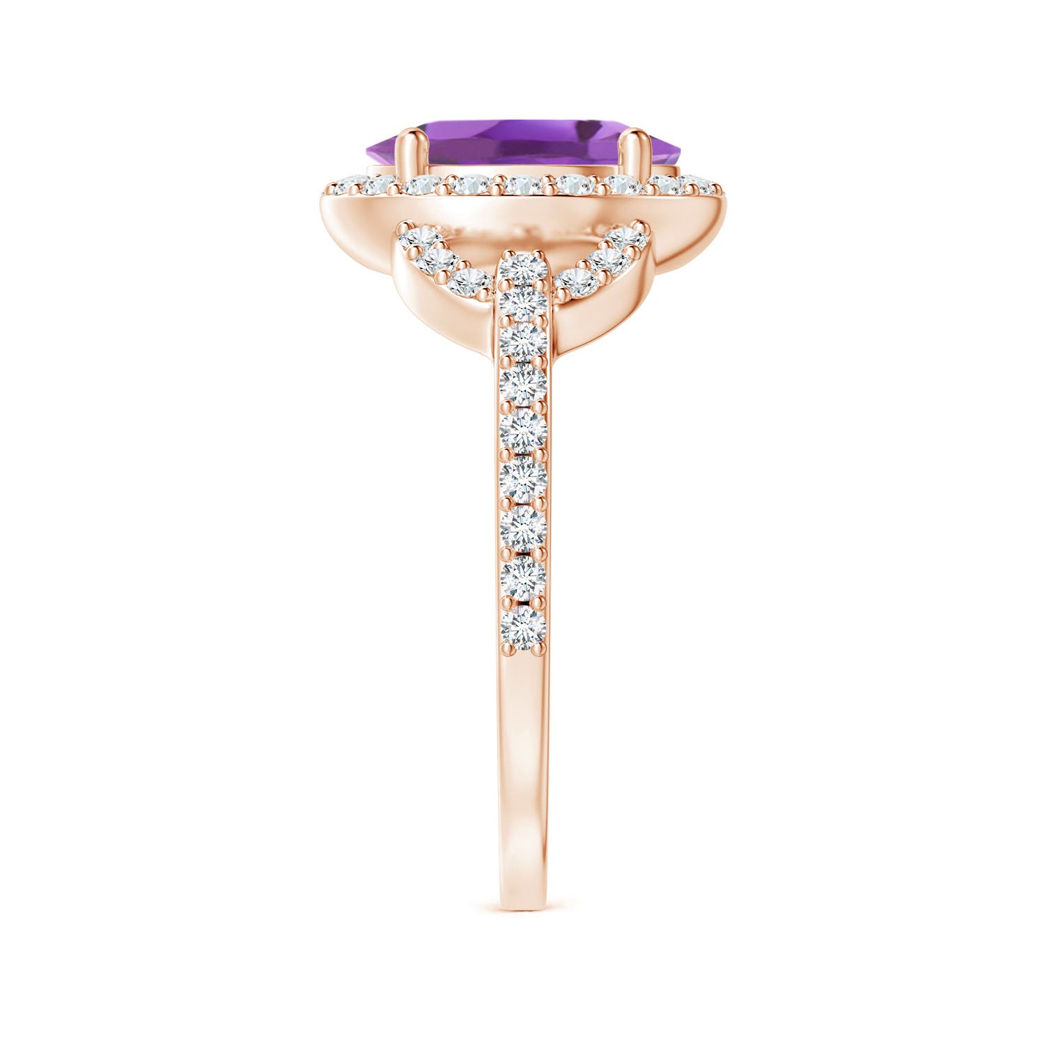 A - Amethyst / 2.09 CT / 14 KT Rose Gold