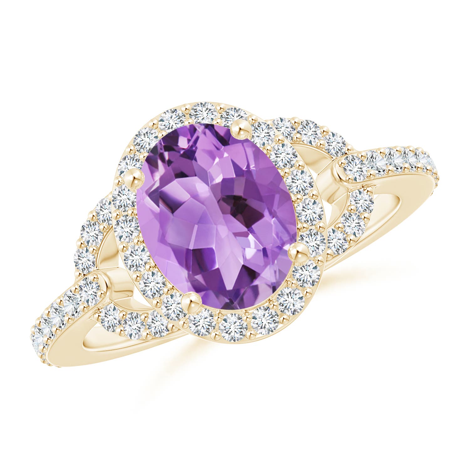 A - Amethyst / 2.09 CT / 14 KT Yellow Gold