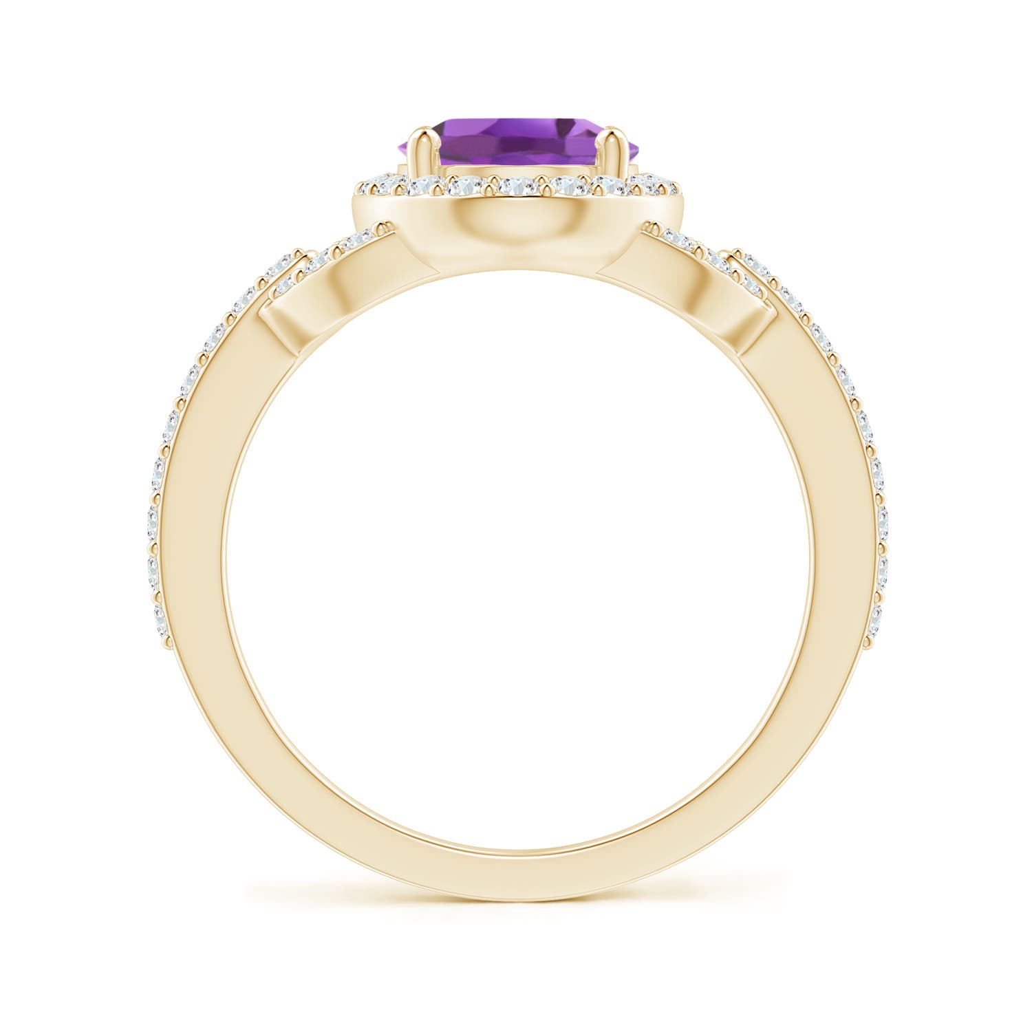 A - Amethyst / 2.09 CT / 14 KT Yellow Gold