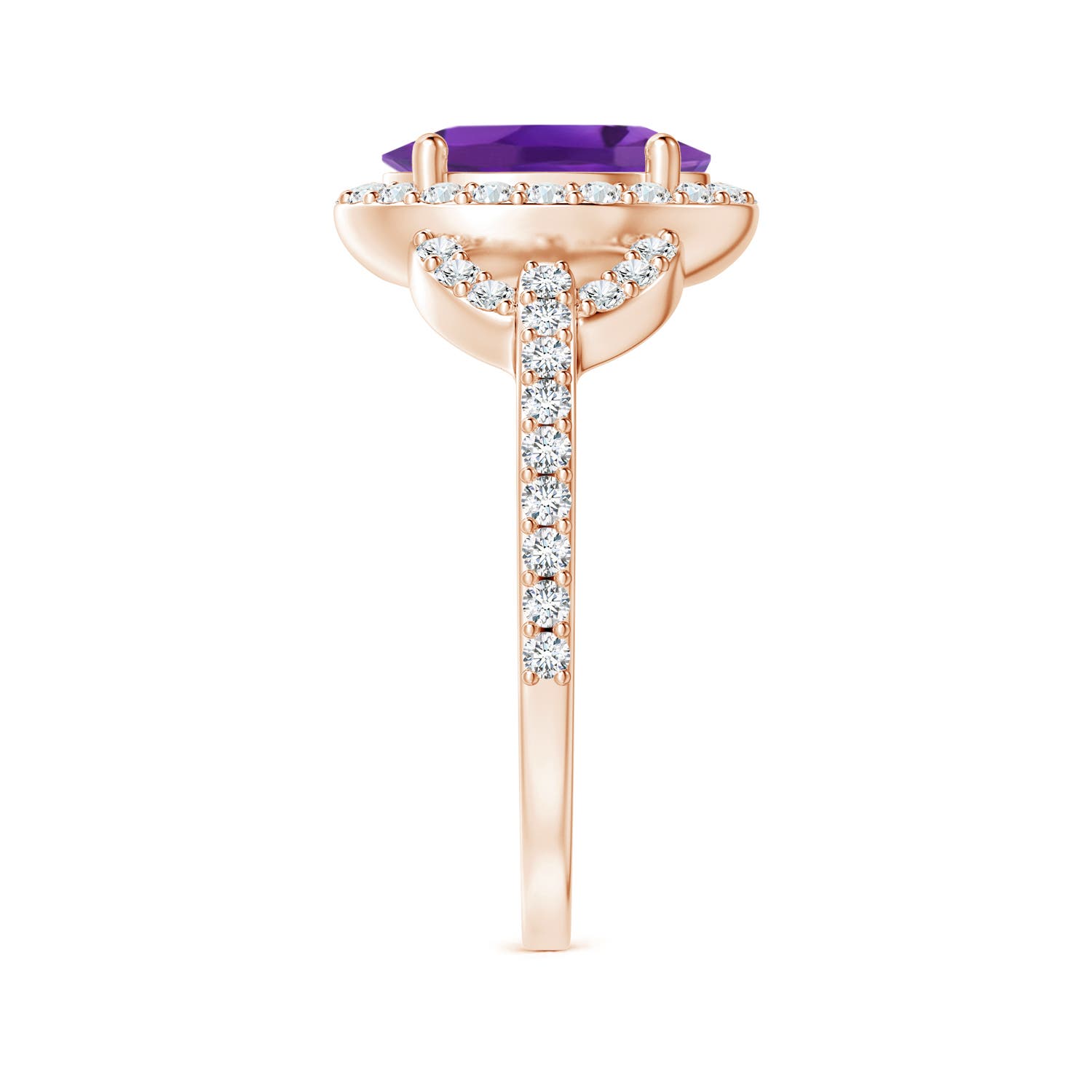 AAA - Amethyst / 2.09 CT / 14 KT Rose Gold