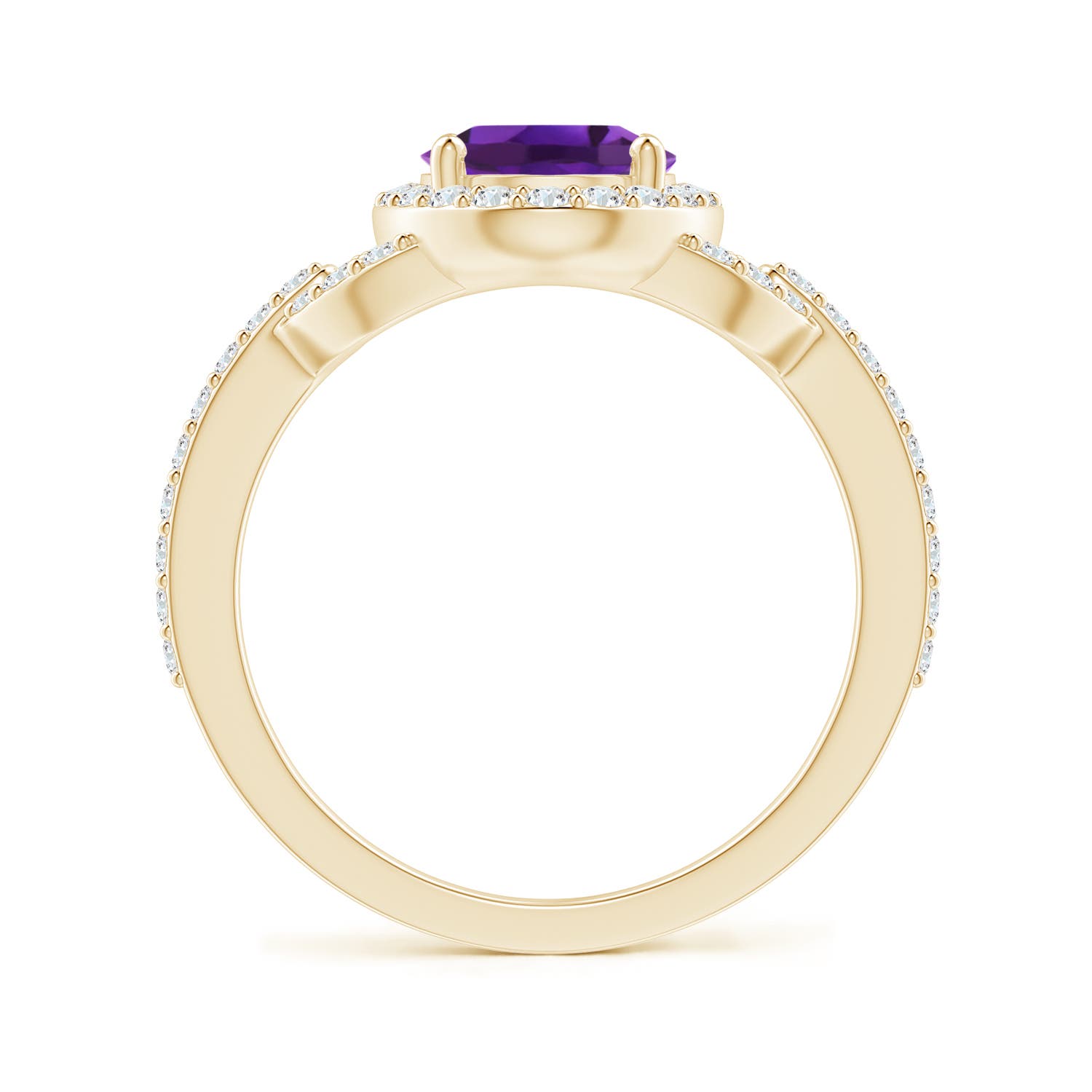 AAAA - Amethyst / 2.09 CT / 14 KT Yellow Gold