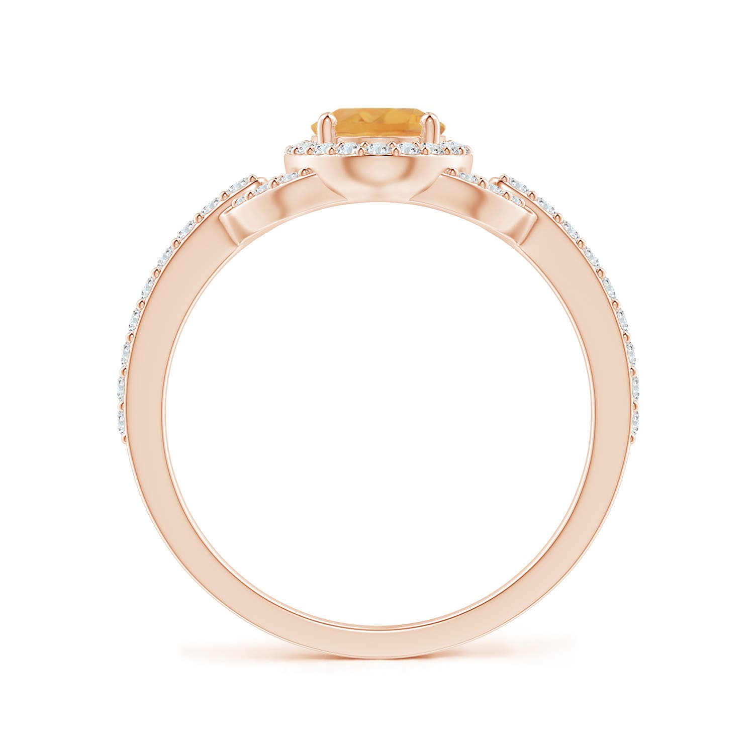 A - Citrine / 1.09 CT / 14 KT Rose Gold