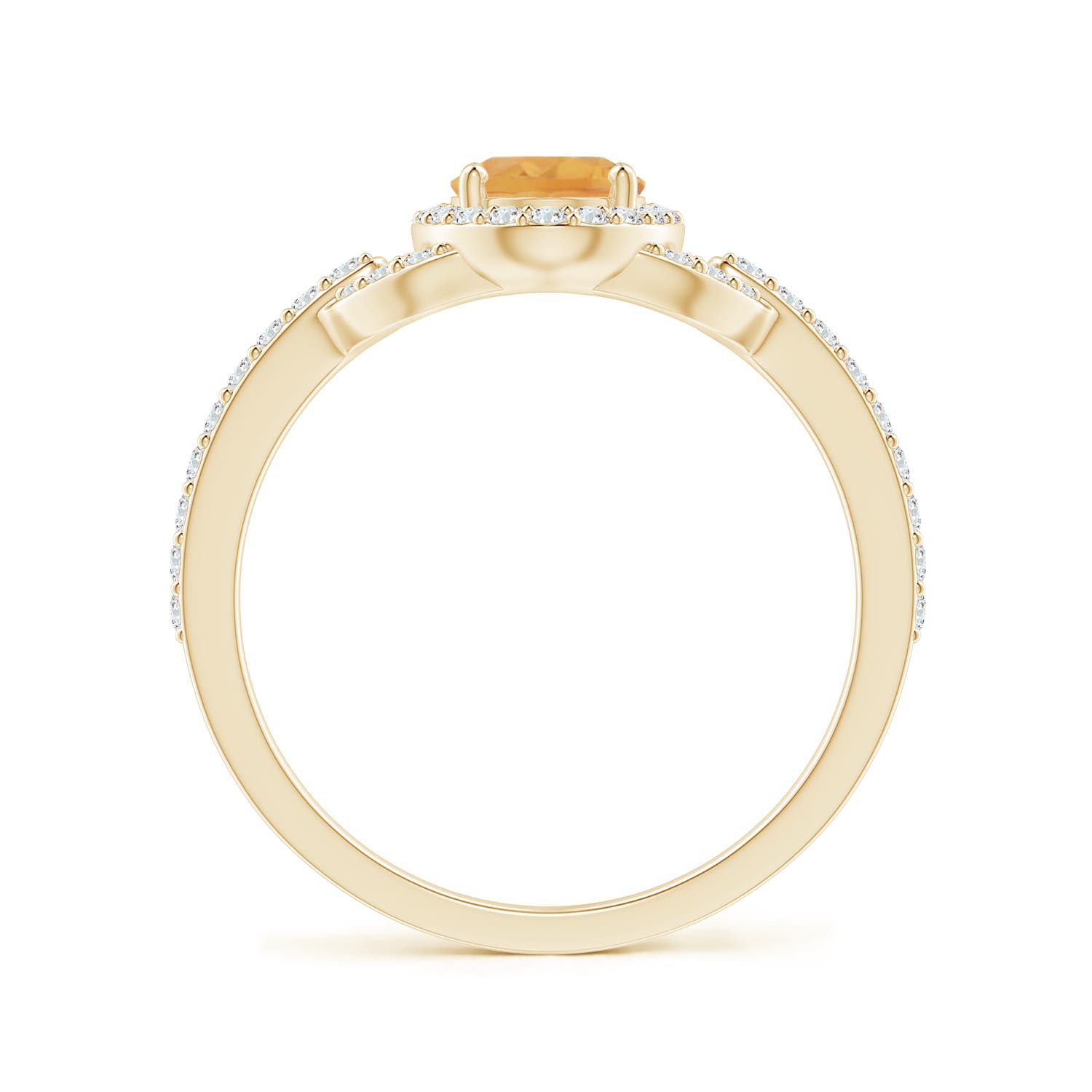 A - Citrine / 1.09 CT / 14 KT Yellow Gold