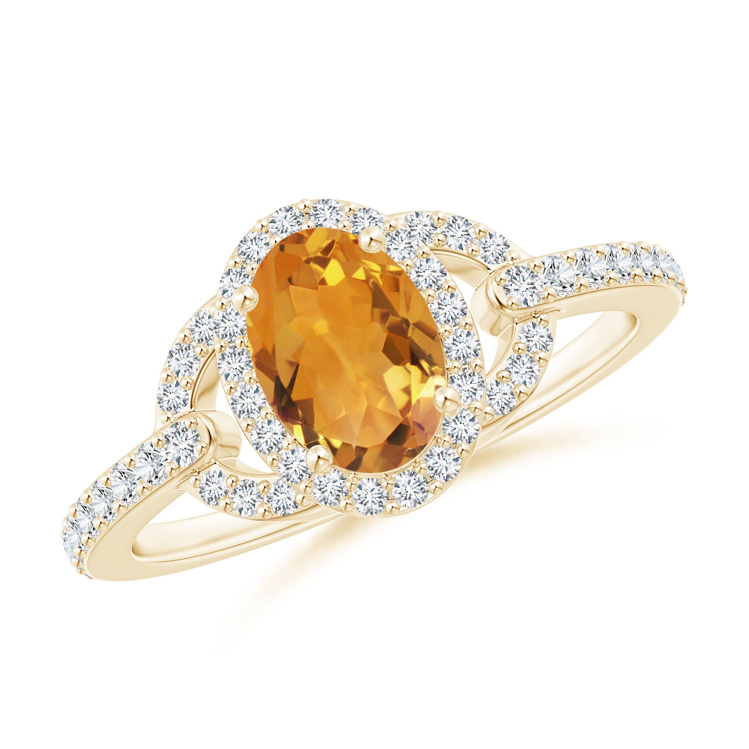 AA - Citrine / 1.09 CT / 14 KT Yellow Gold