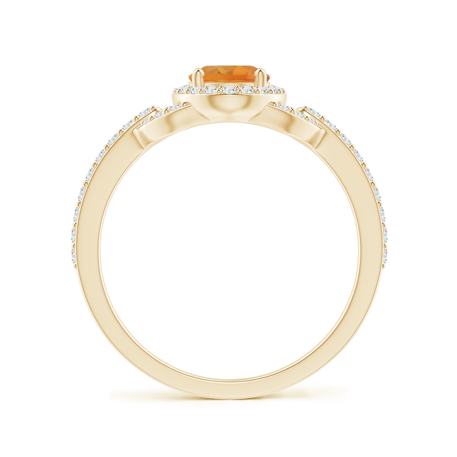 AA - Citrine / 1.09 CT / 14 KT Yellow Gold