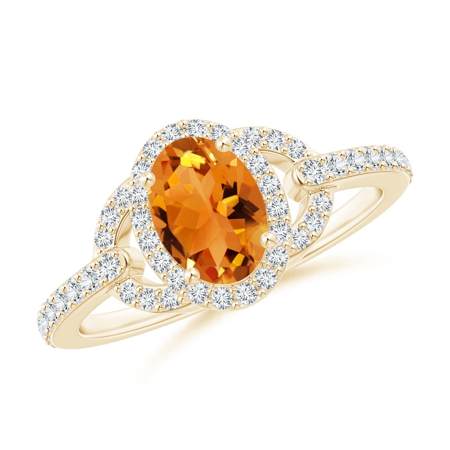 AAA - Citrine / 1.09 CT / 14 KT Yellow Gold